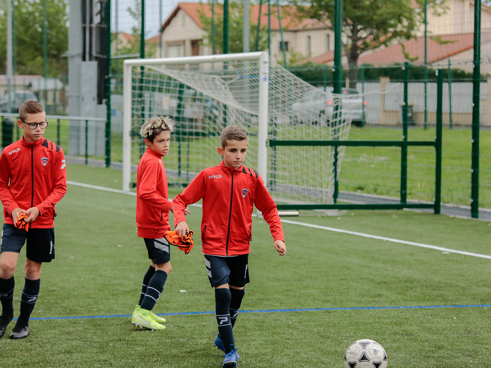 Une séance avec les U11