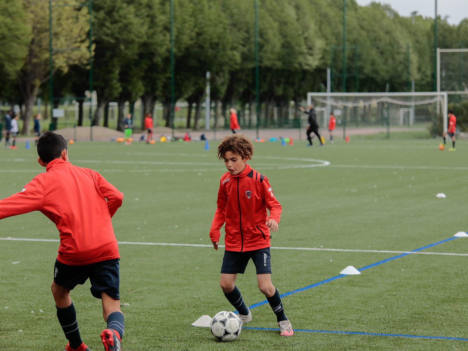 Une séance avec les U11