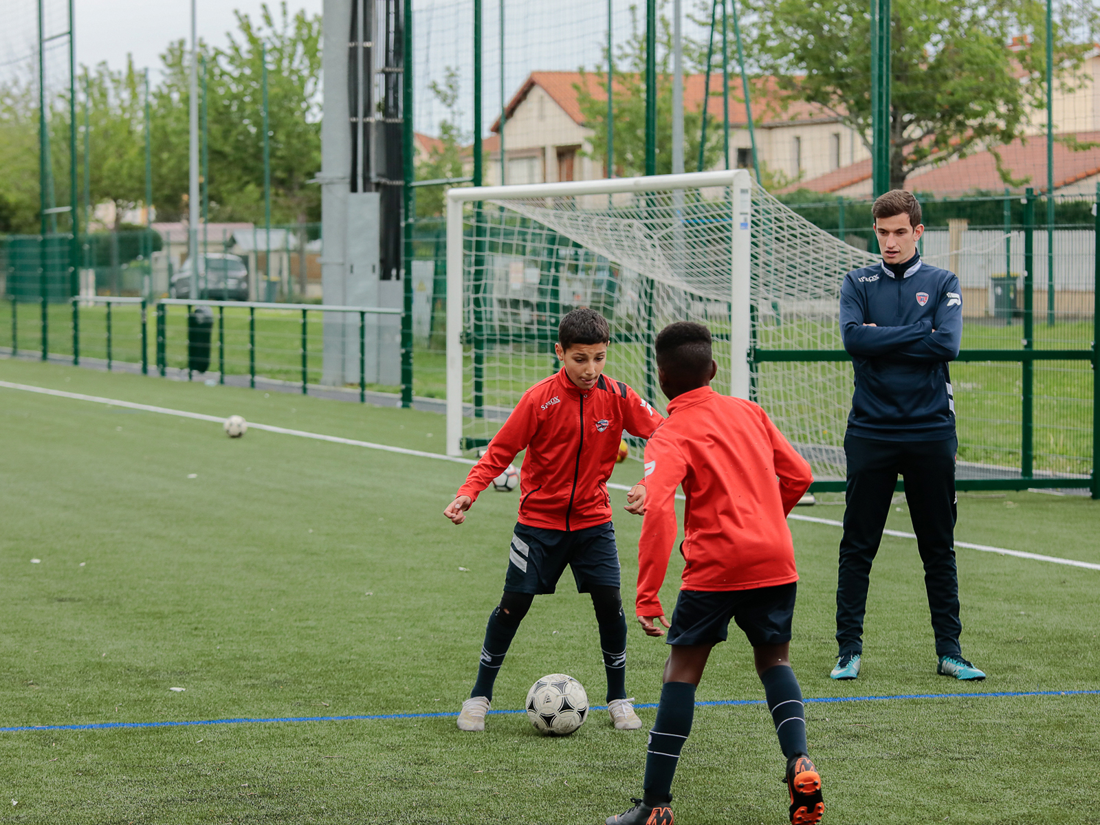Une séance avec les U11