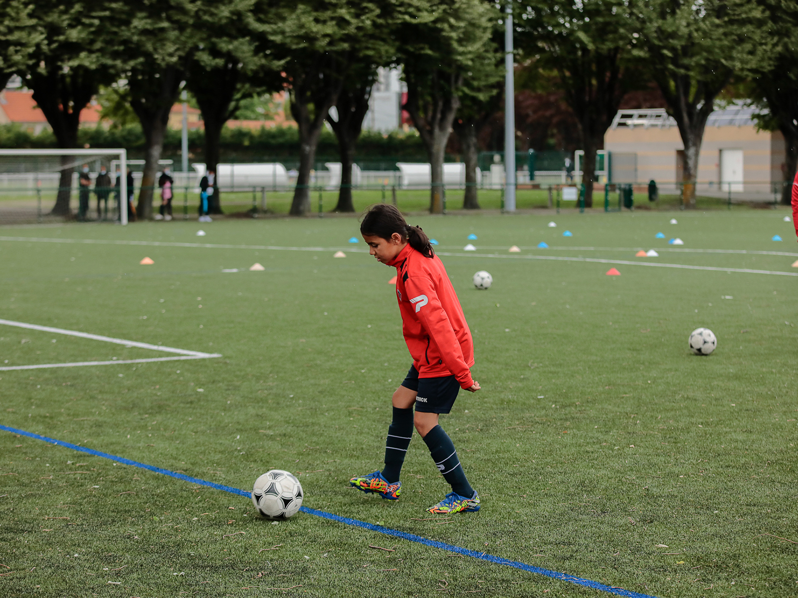 Une séance avec les U11
