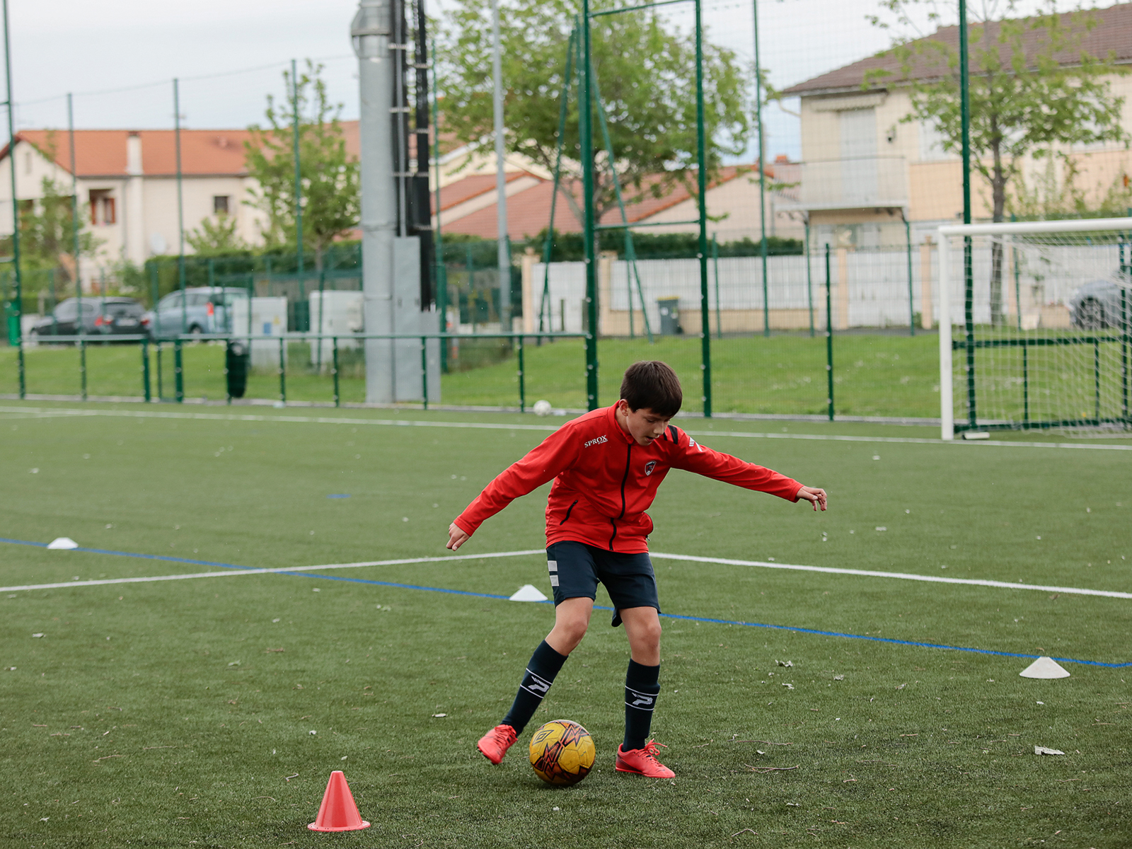 Une séance avec les U11