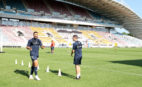 Premier entraînement sur la nouvelle pelouse