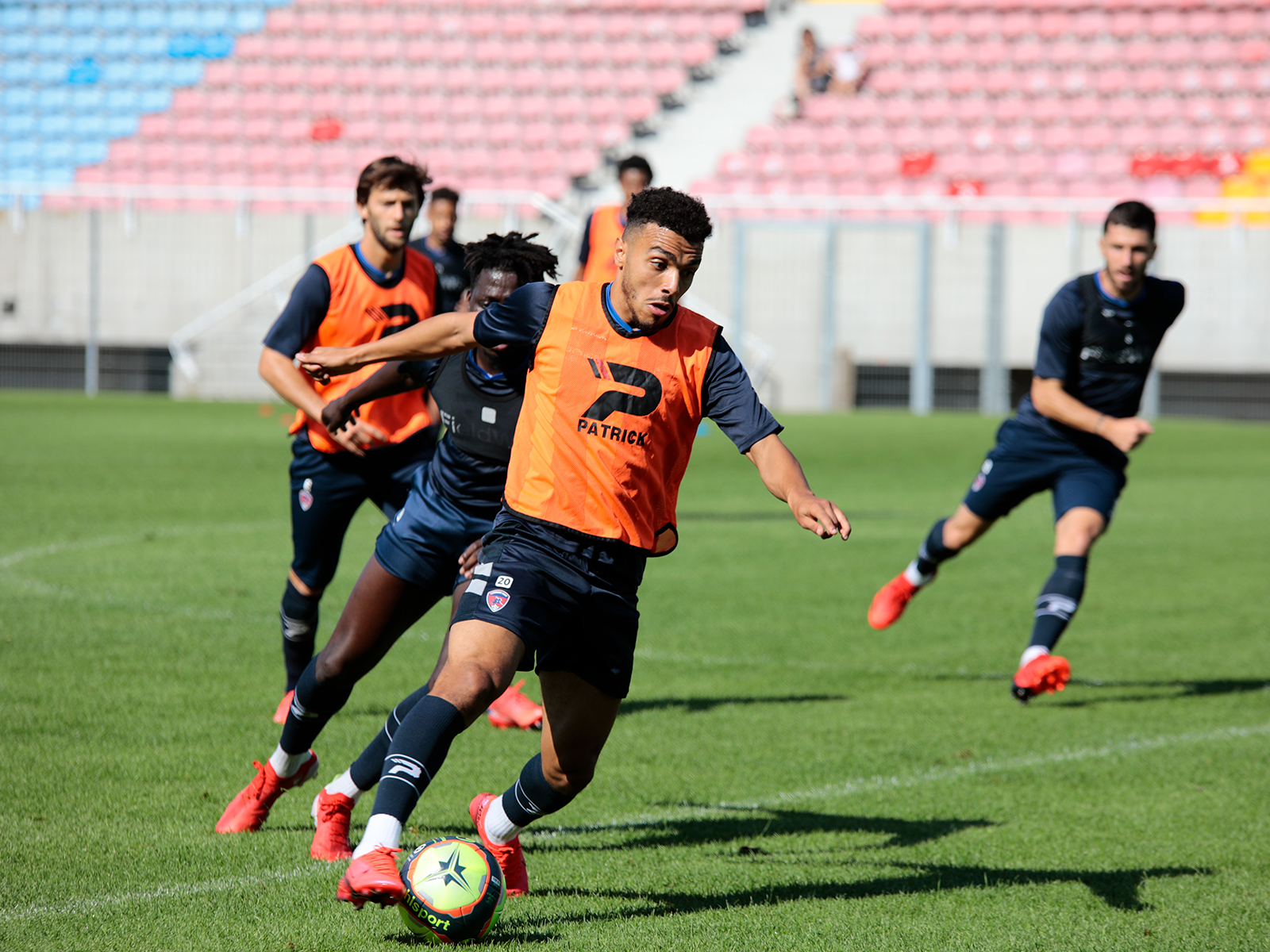 Premier entraînement sur la nouvelle pelouse