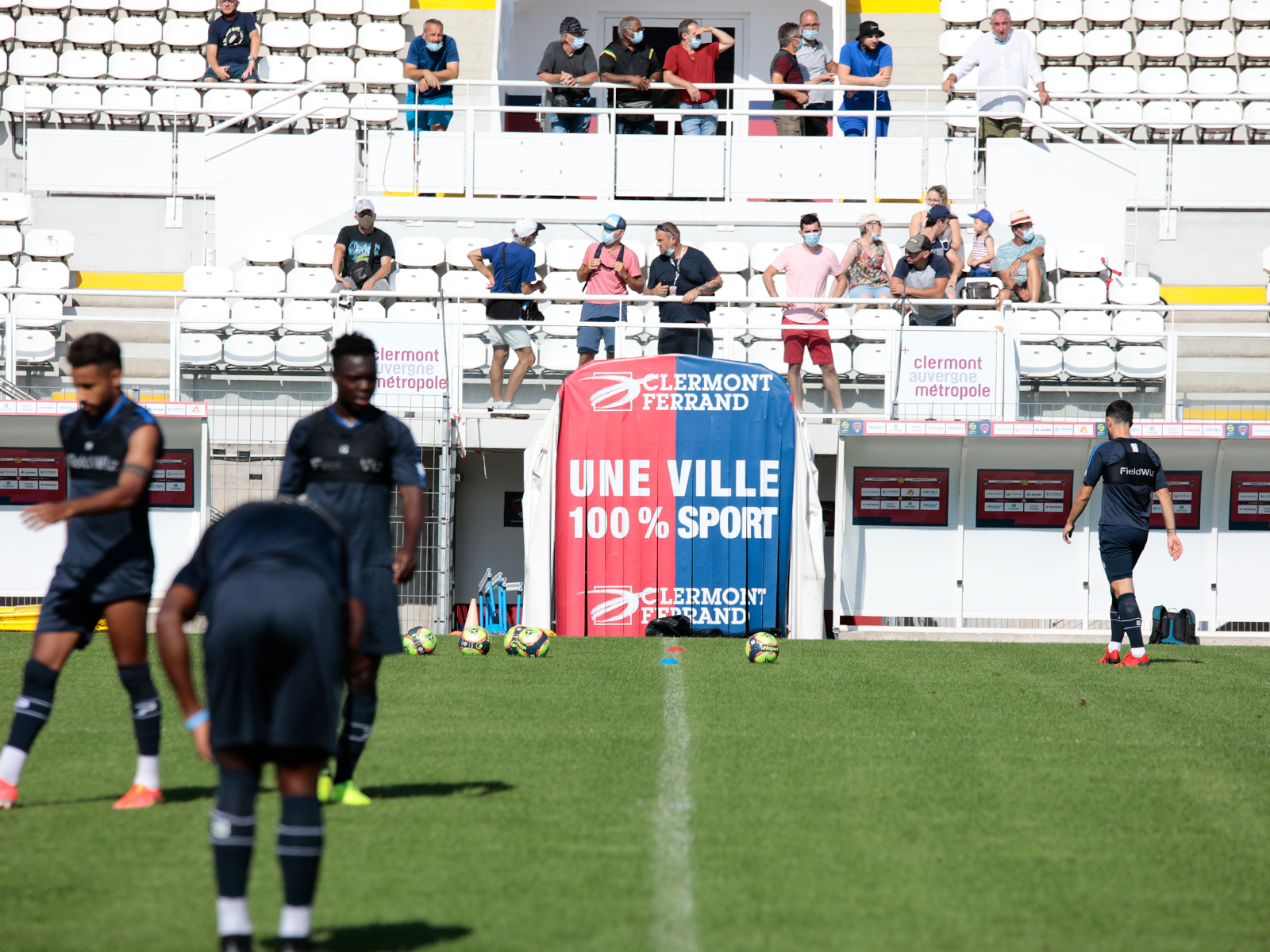 Premier entraînement sur la nouvelle pelouse