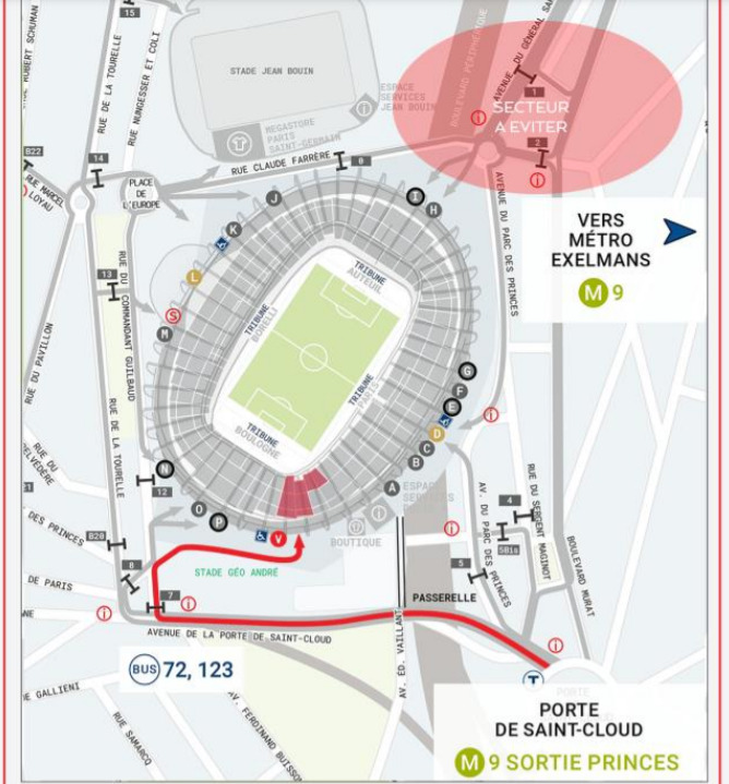 Déplacement au Parc des Princes infos et réservations Clermont Foot