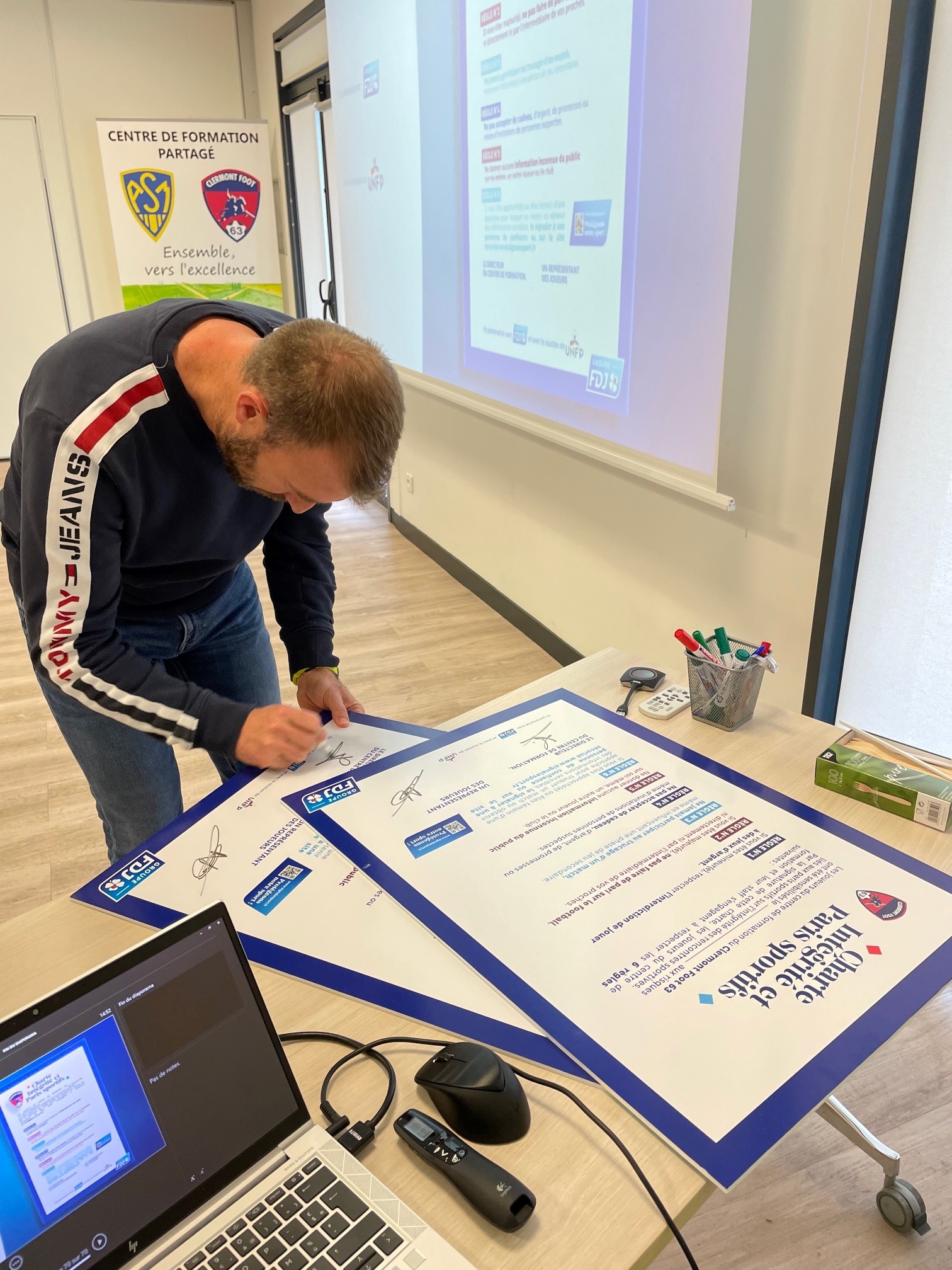 Le Centre de Formation sensibilisé aux paris sportifs