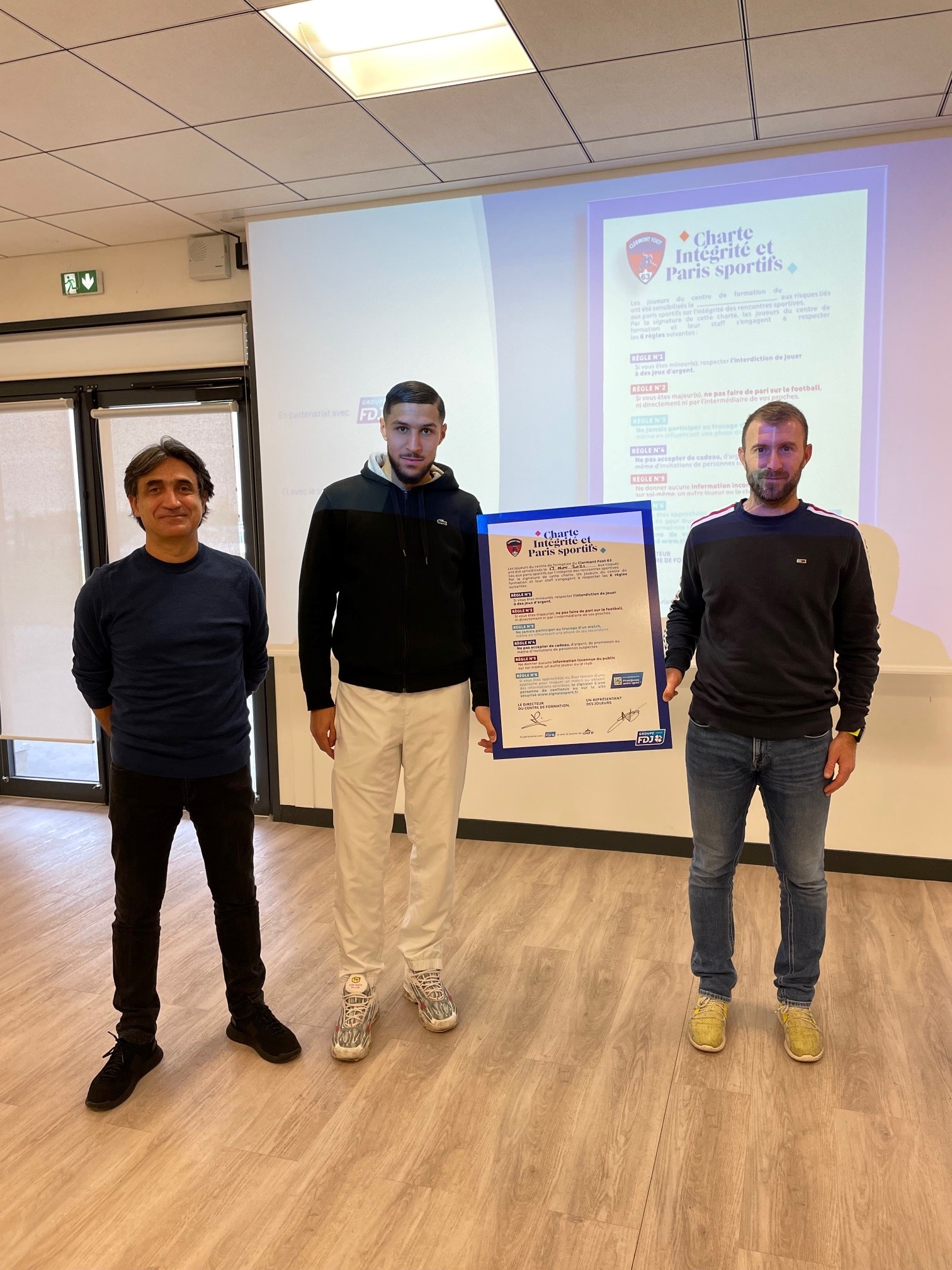 Le Centre de Formation sensibilisé aux paris sportifs