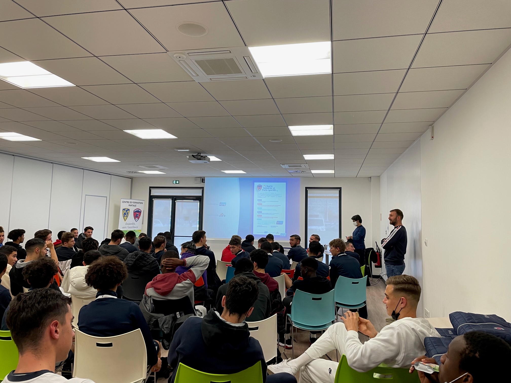 Le Centre de Formation sensibilisé aux paris sportifs