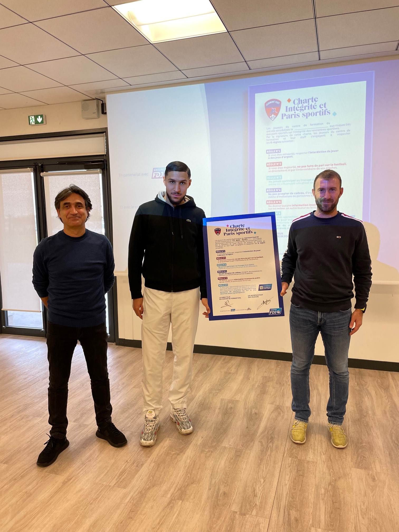 Le Centre de Formation sensibilisé aux paris sportifs