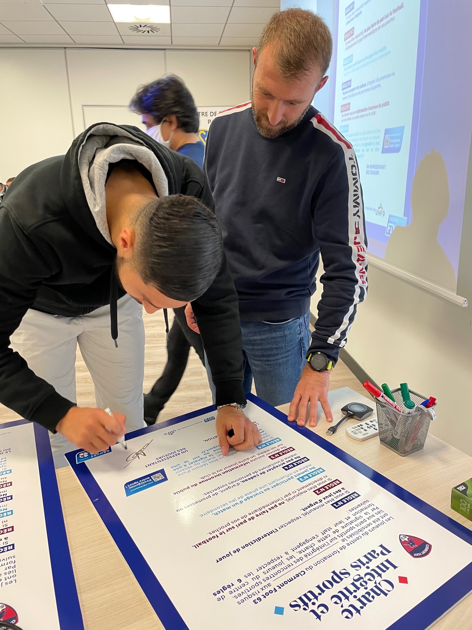 Le Centre de Formation sensibilisé aux paris sportifs