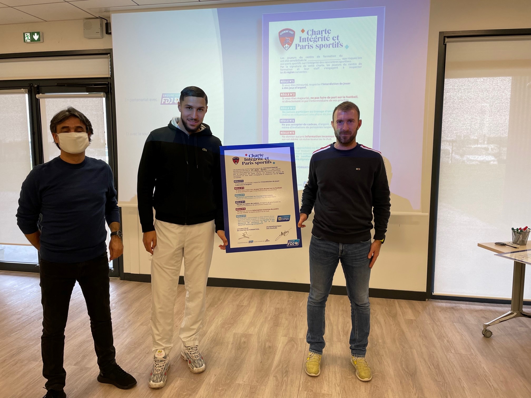 Le Centre de Formation sensibilisé aux paris sportifs