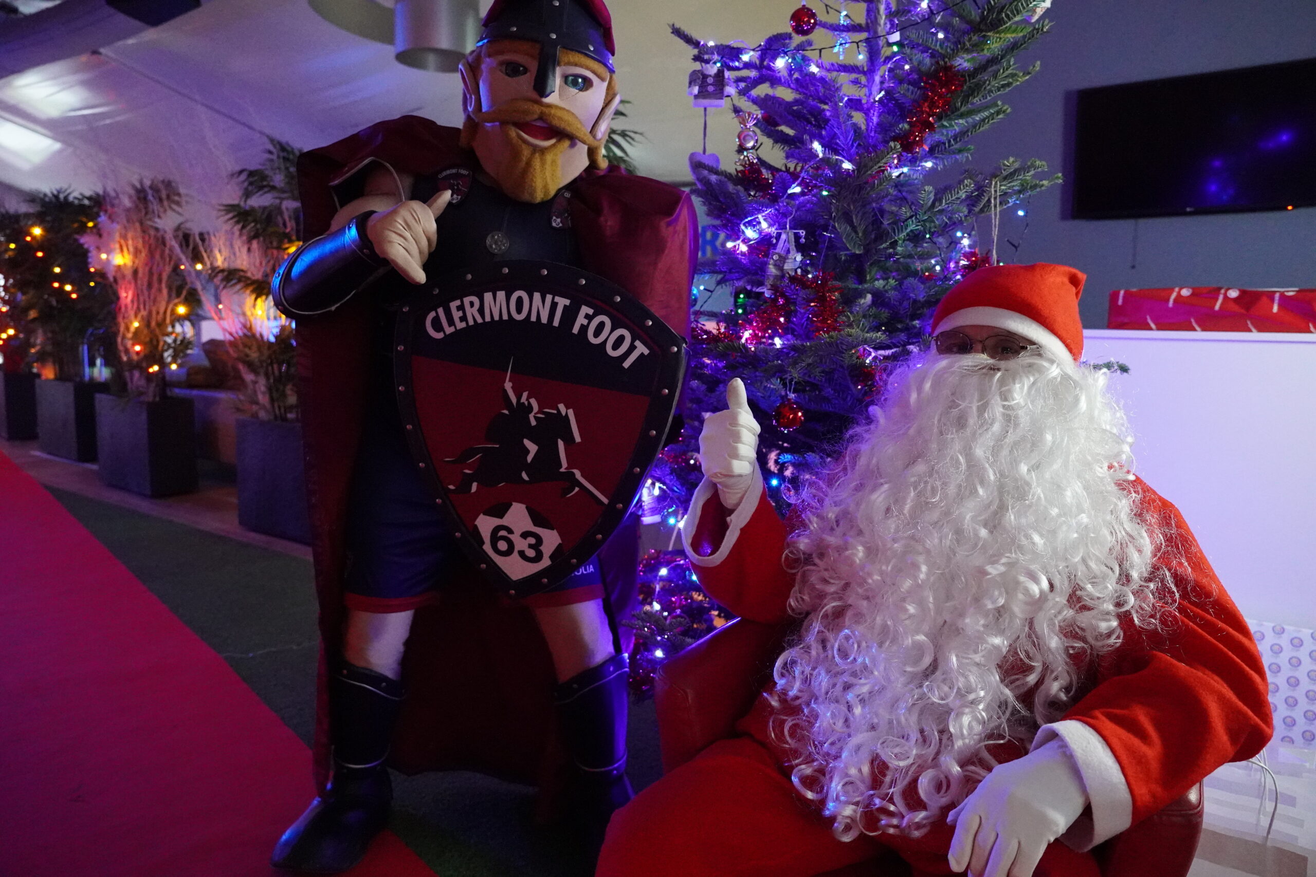 Le Père Noël de passage au Gabriel Montpied