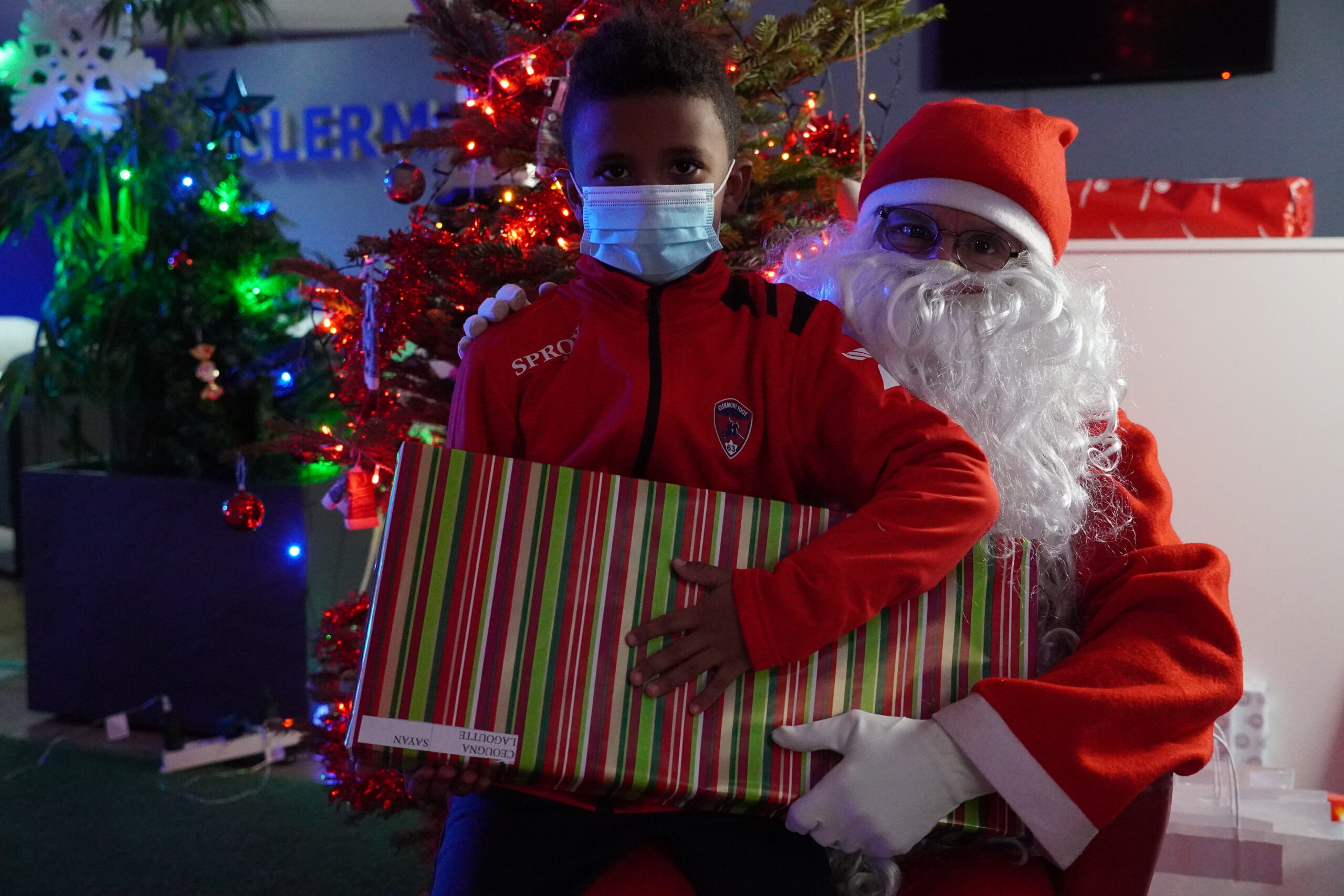 Le Père Noël de passage au Gabriel Montpied