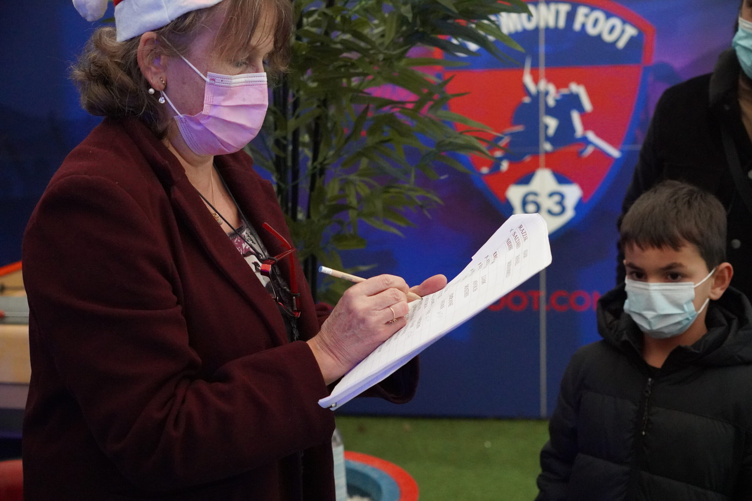 Le Père Noël de passage au Gabriel Montpied