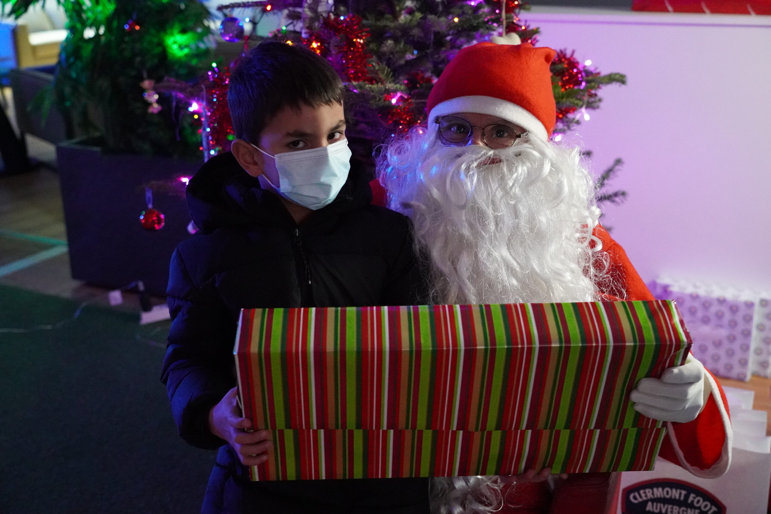 Le Père Noël de passage au Gabriel Montpied