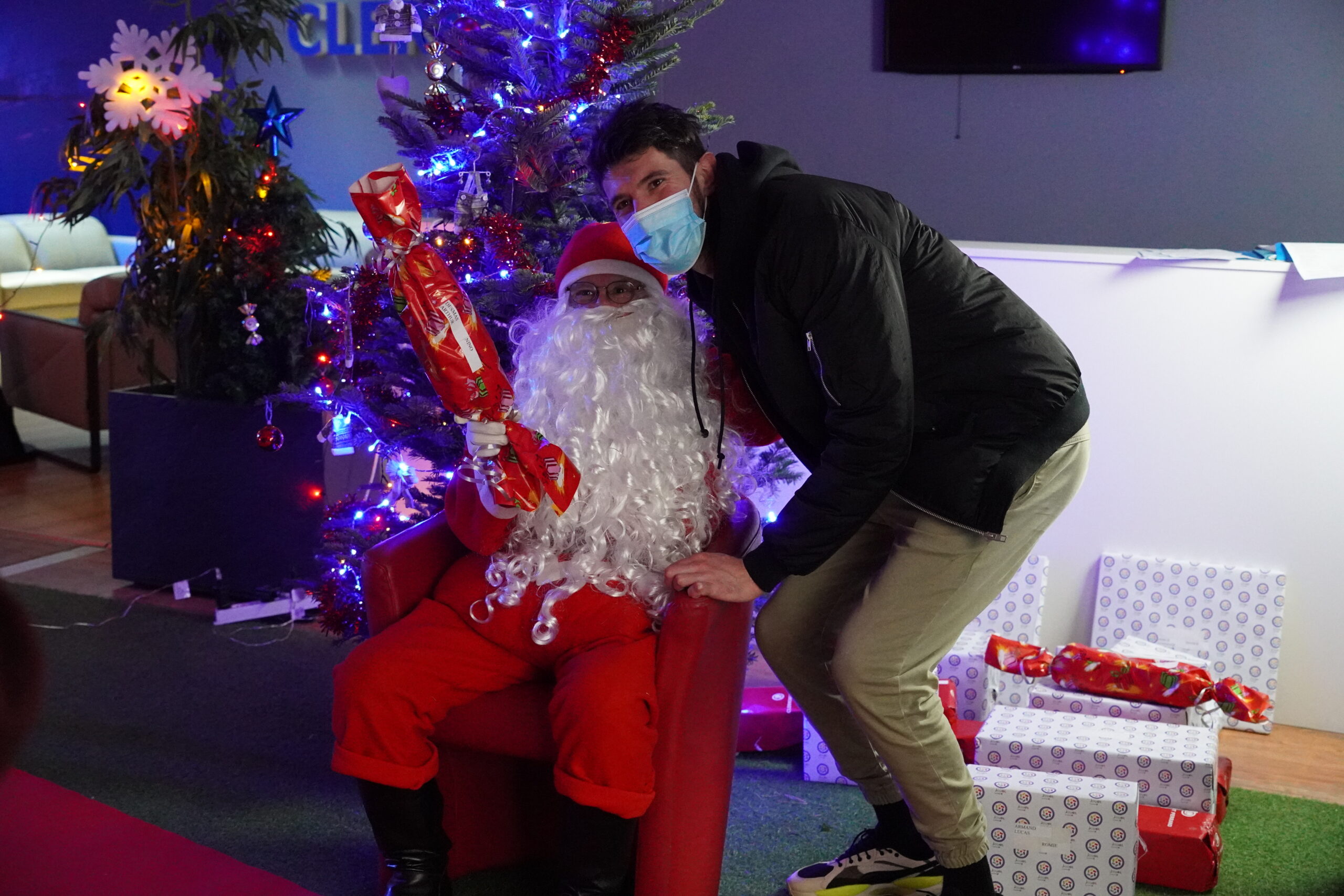 Le Père Noël de passage au Gabriel Montpied