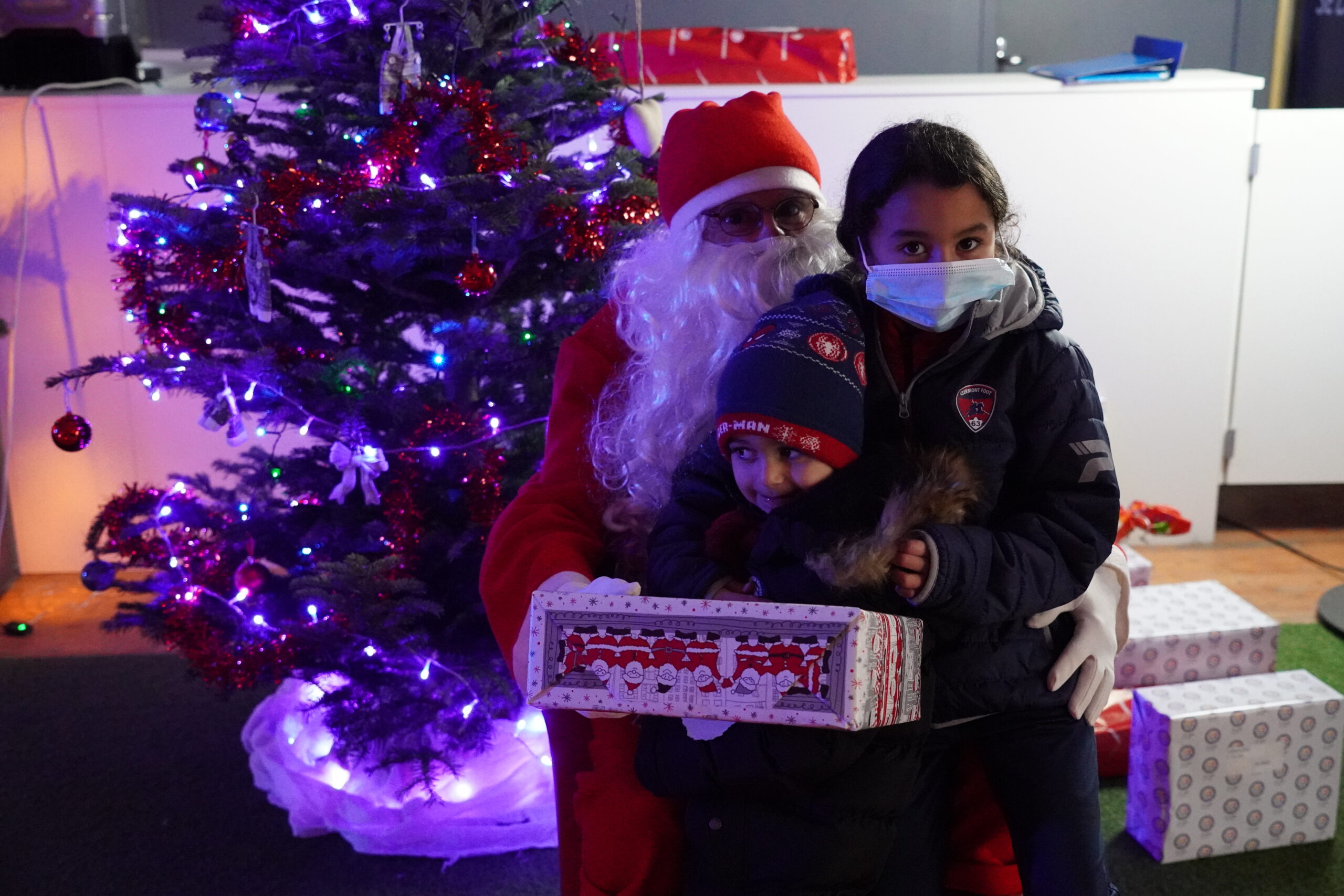 Le Père Noël de passage au Gabriel Montpied