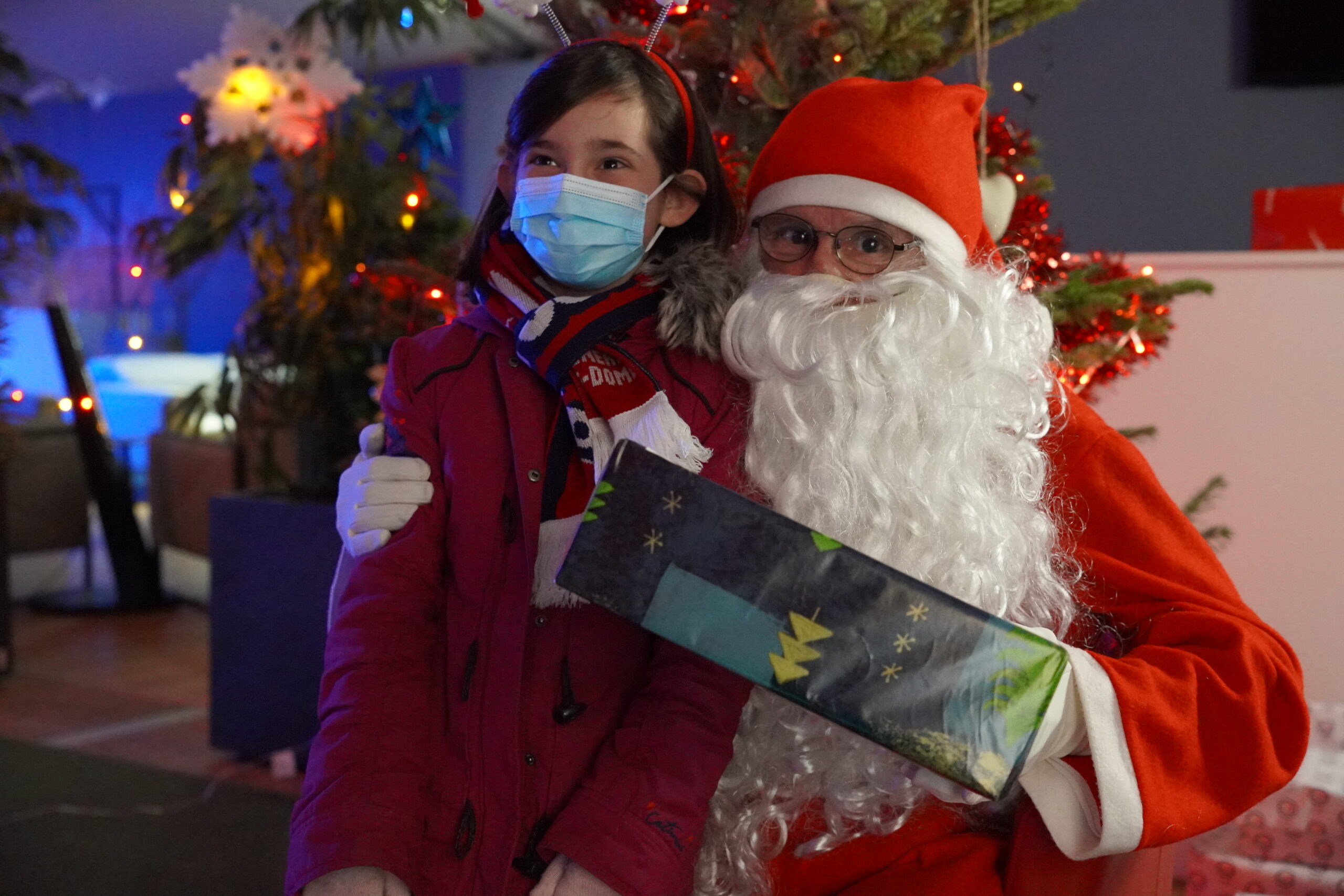 Le Père Noël de passage au Gabriel Montpied