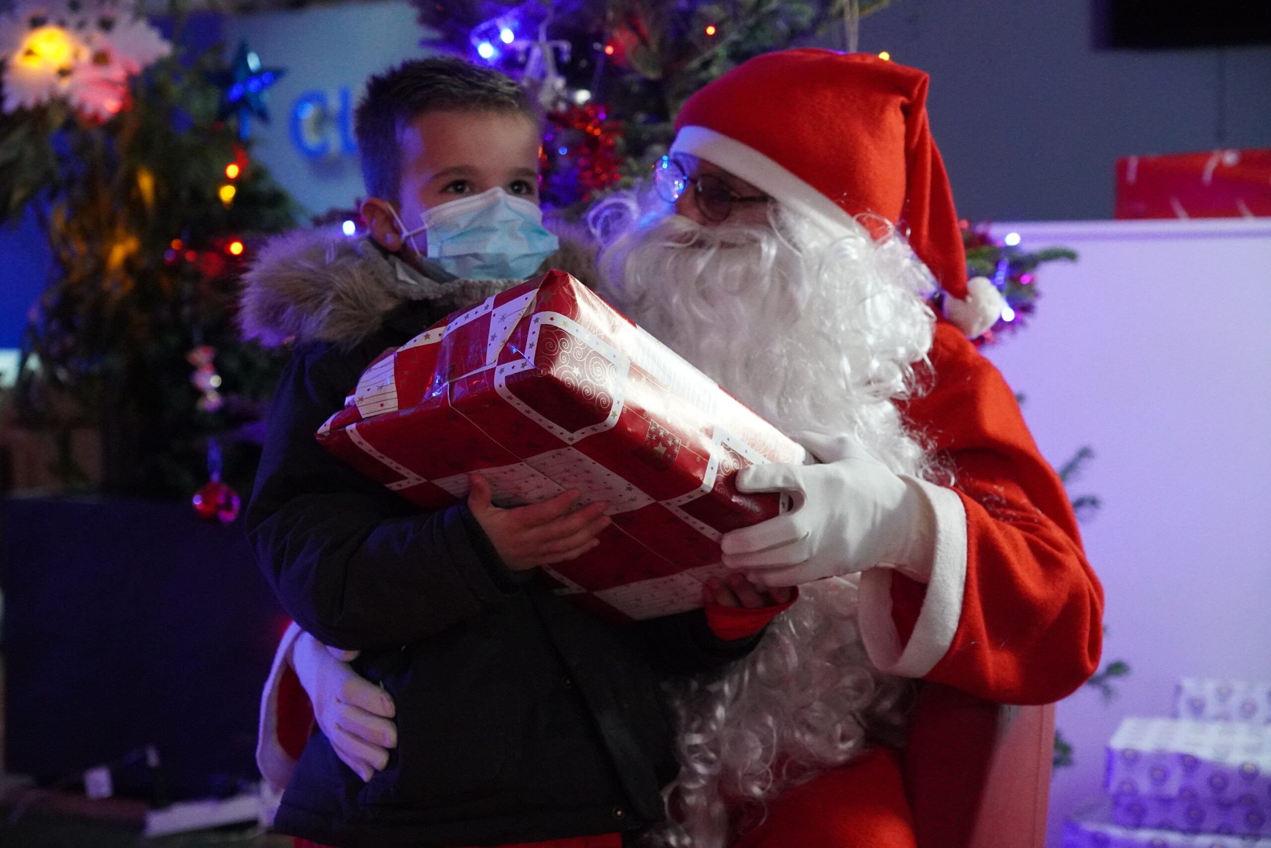 Le Père Noël de passage au Gabriel Montpied