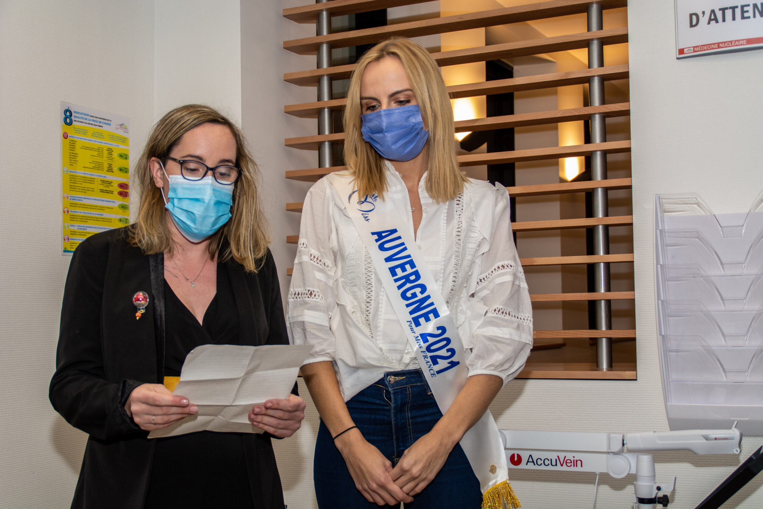 Un AccuVein pour le Centre Jean Perrin