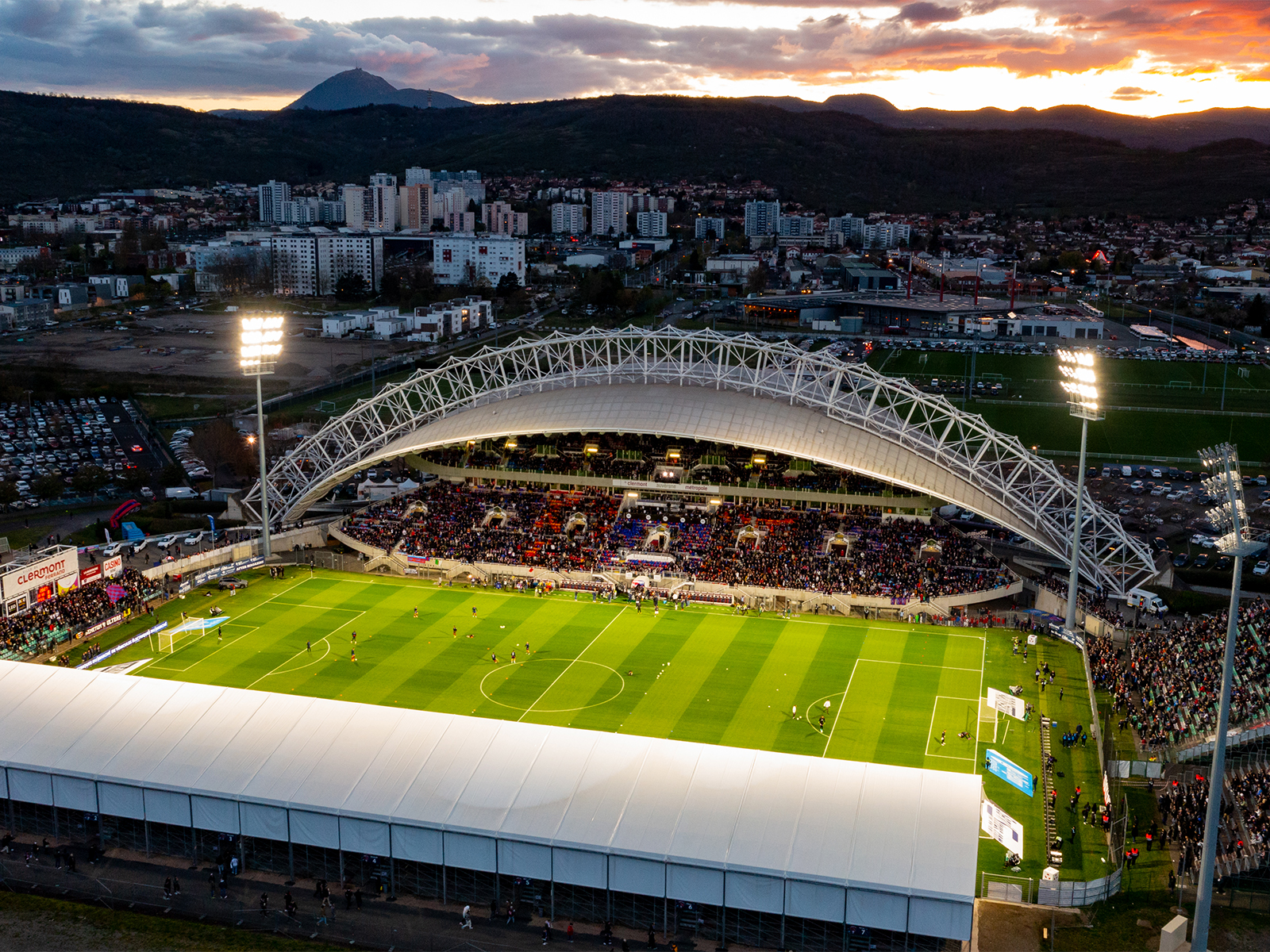 Clermont – PSG : le Montpied en images