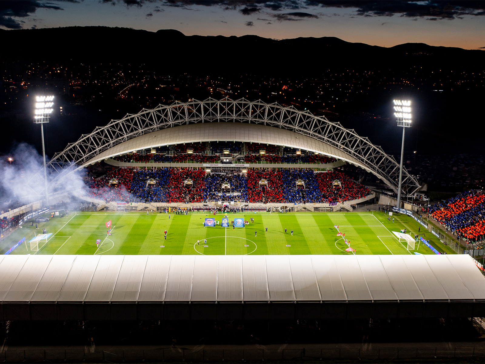 Clermont – PSG : le Montpied en images