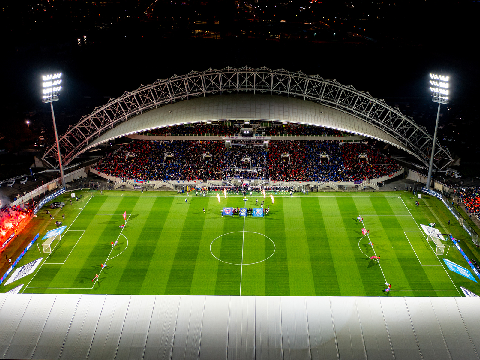 Clermont – PSG : le Montpied en images