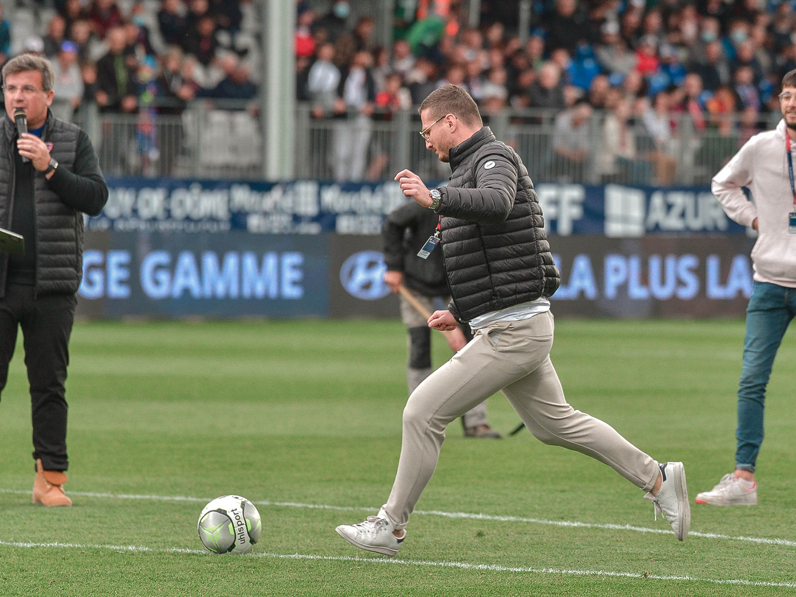 Clermont – Angers : Les animations en photos