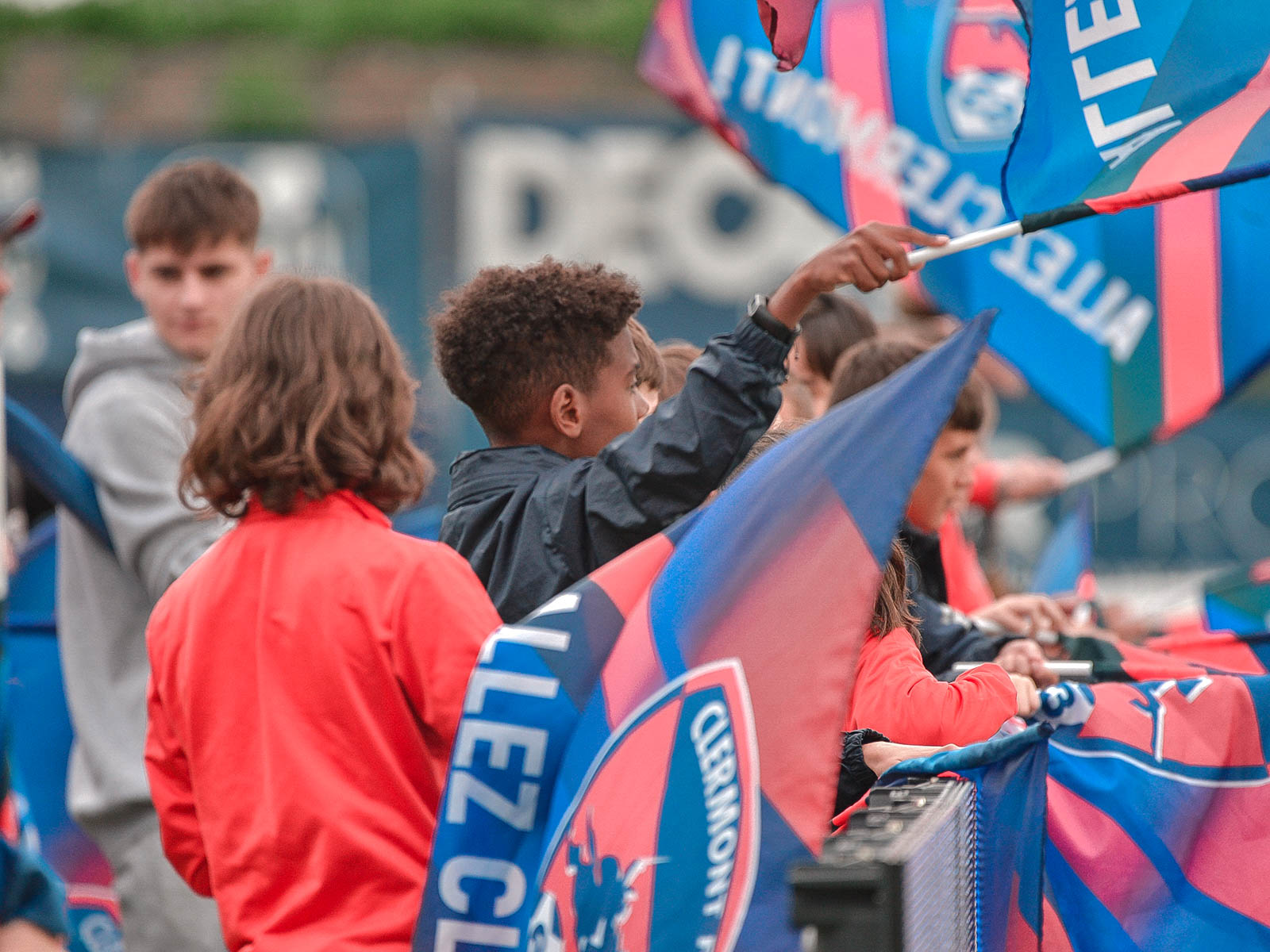 Clermont – Angers : Les animations en photos