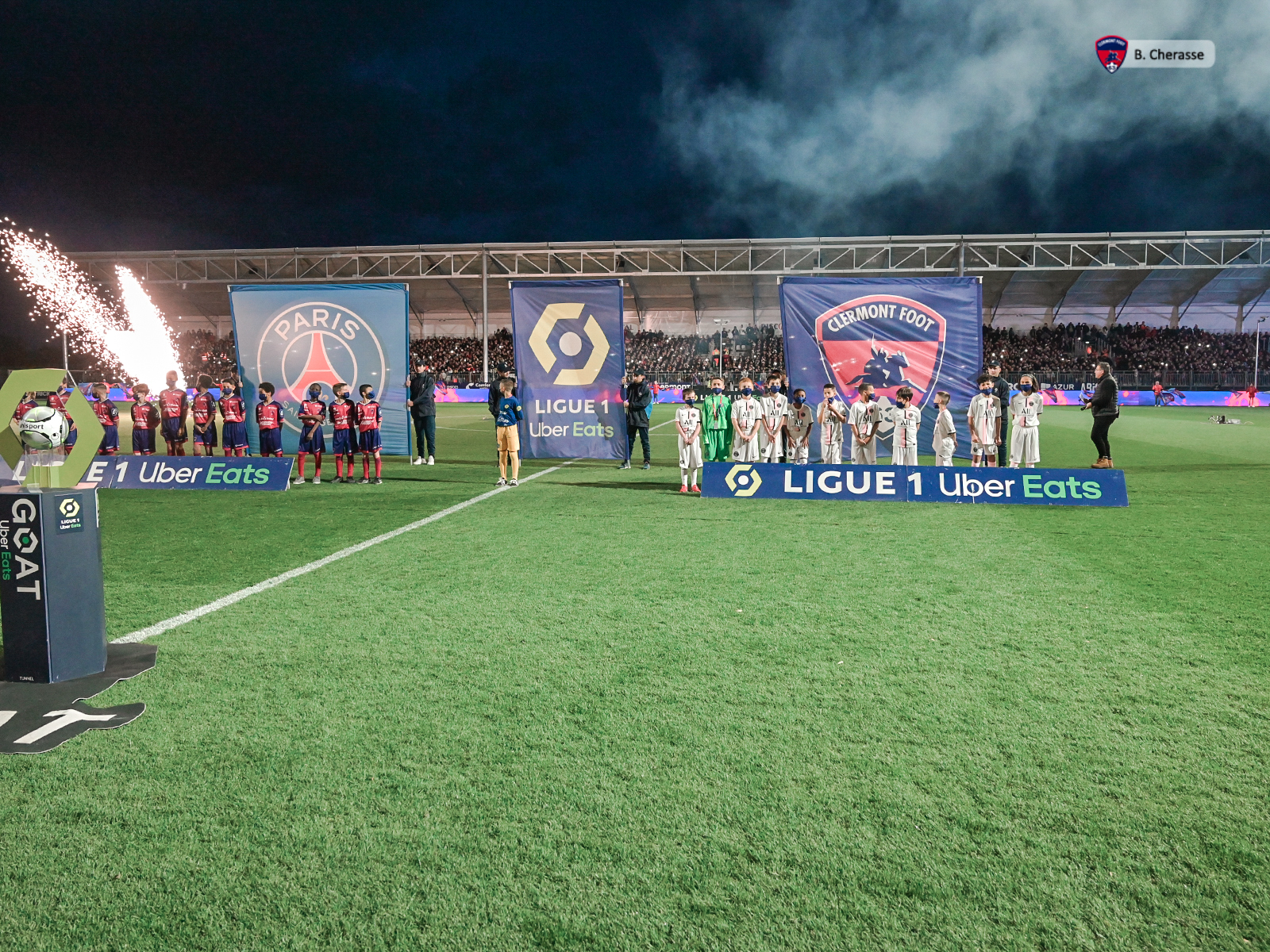 Clermont – PSG : le Montpied en images