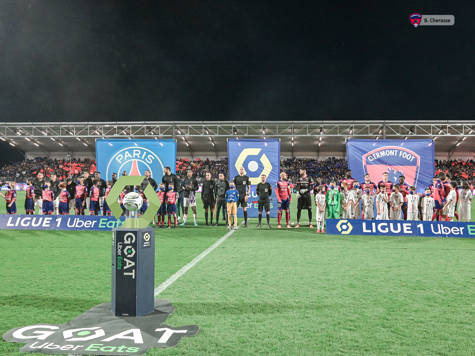 Clermont – PSG : le Montpied en images