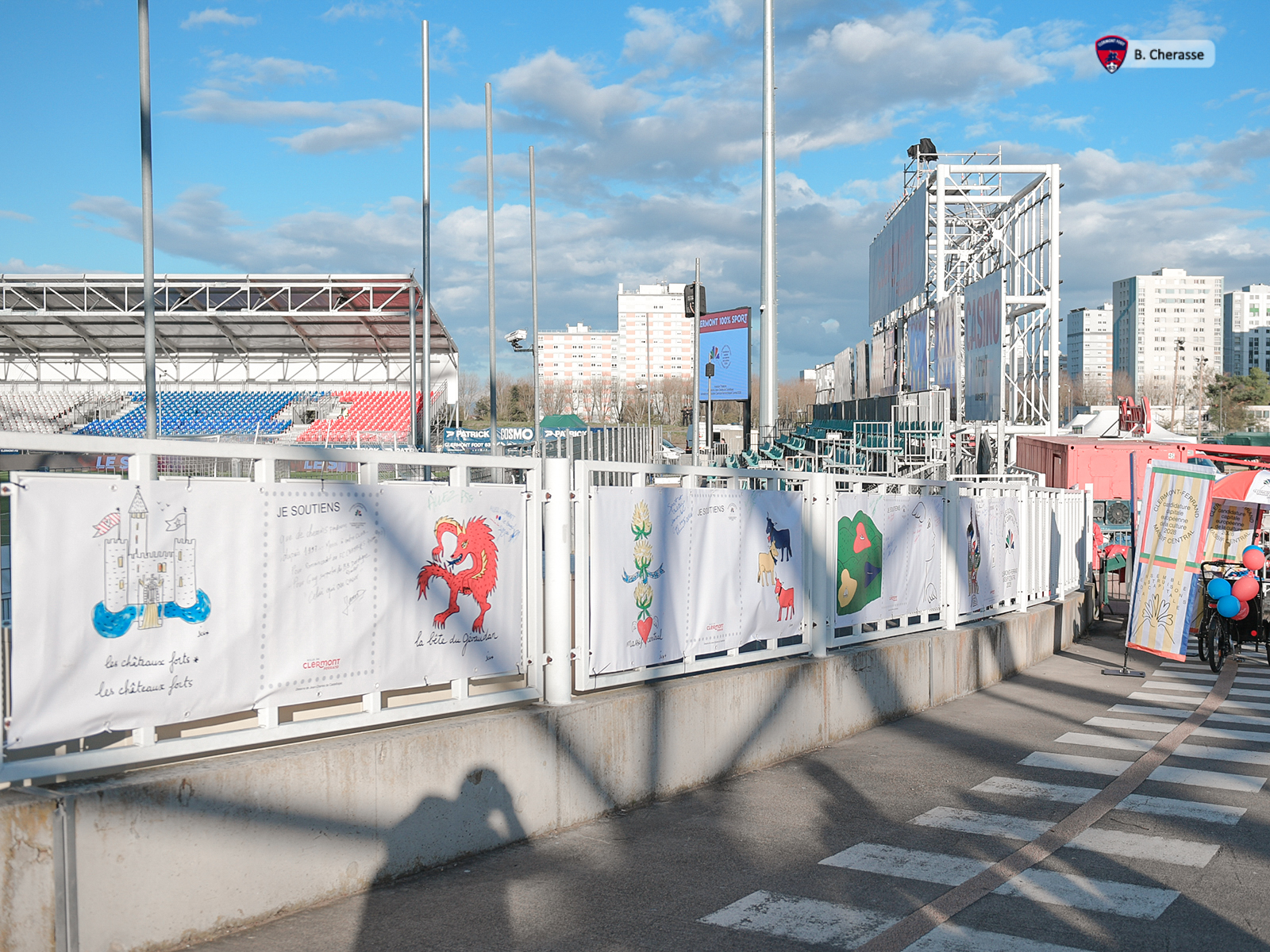 Clermont – PSG : le Montpied en images