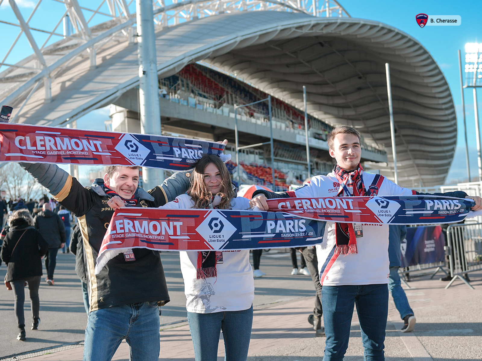 Clermont – PSG : le Montpied en images