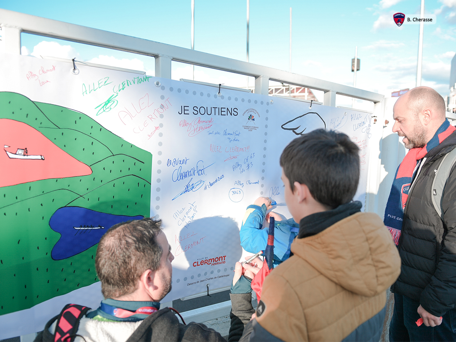 Clermont – PSG : le Montpied en images