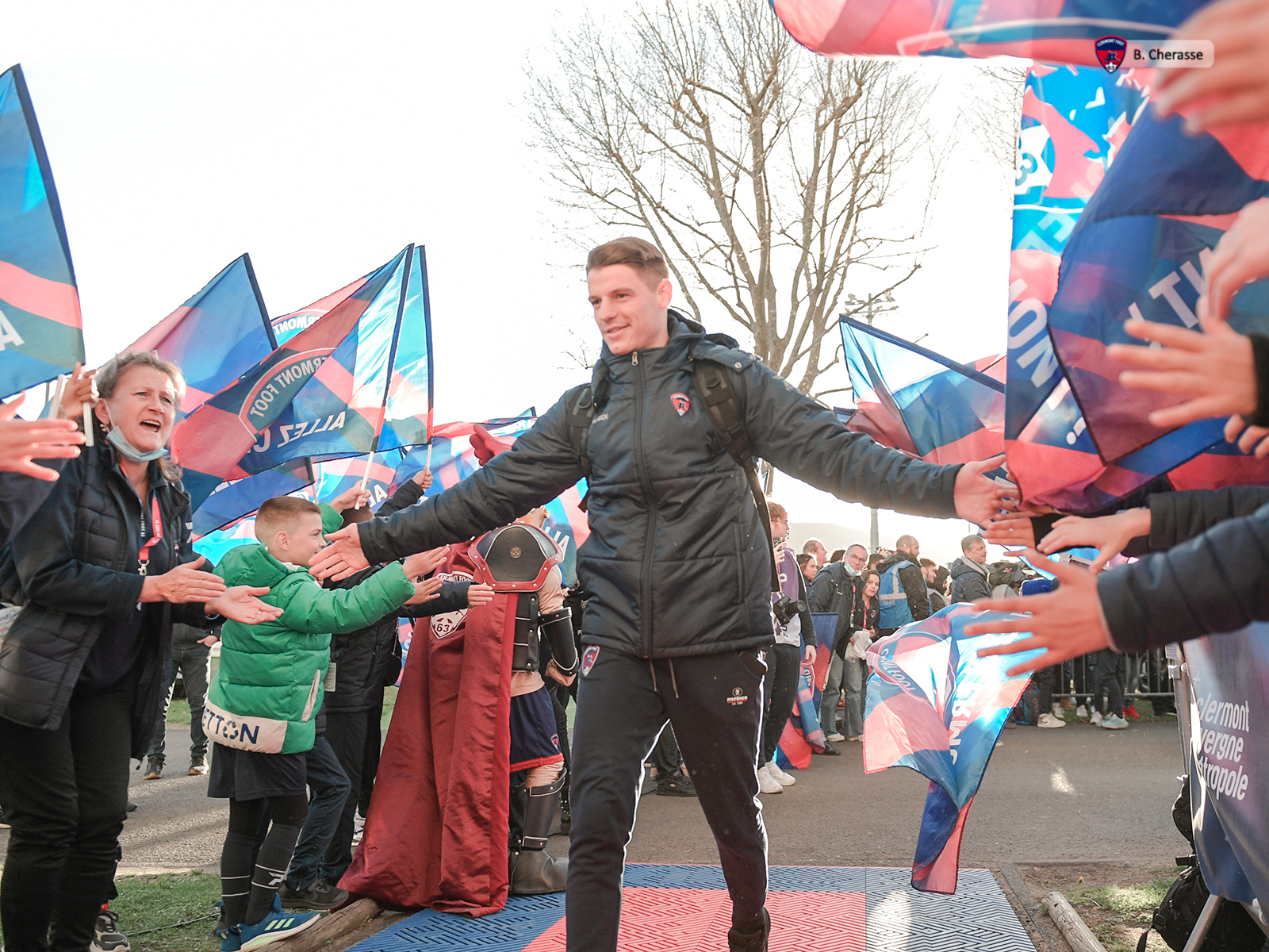 Clermont – PSG : le Montpied en images