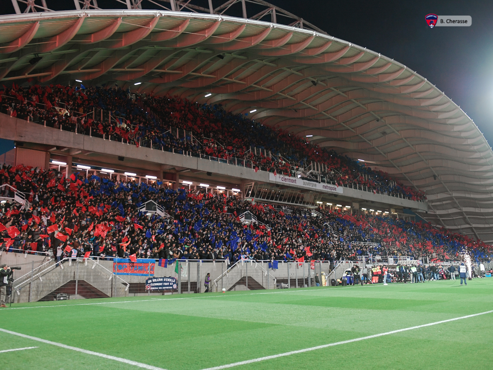 Clermont – PSG : le Montpied en images