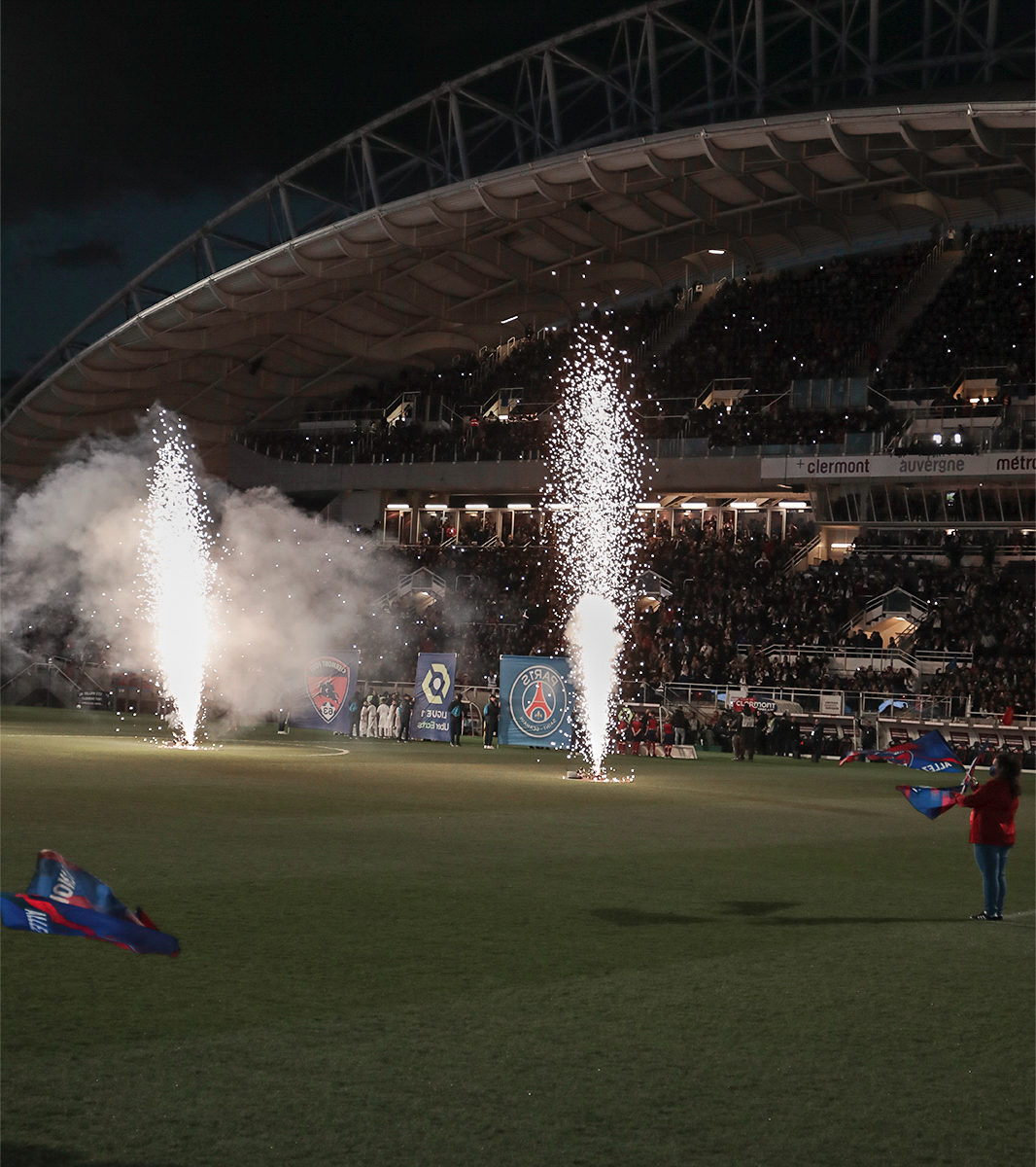Clermont – PSG : le Montpied en images