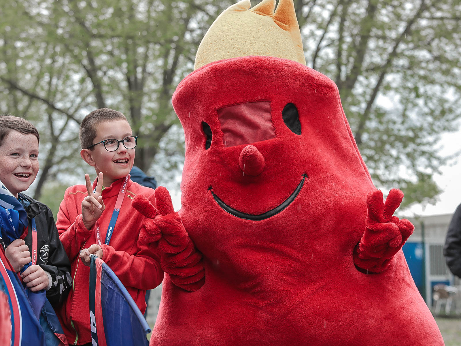 Clermont – Angers : Les animations en photos