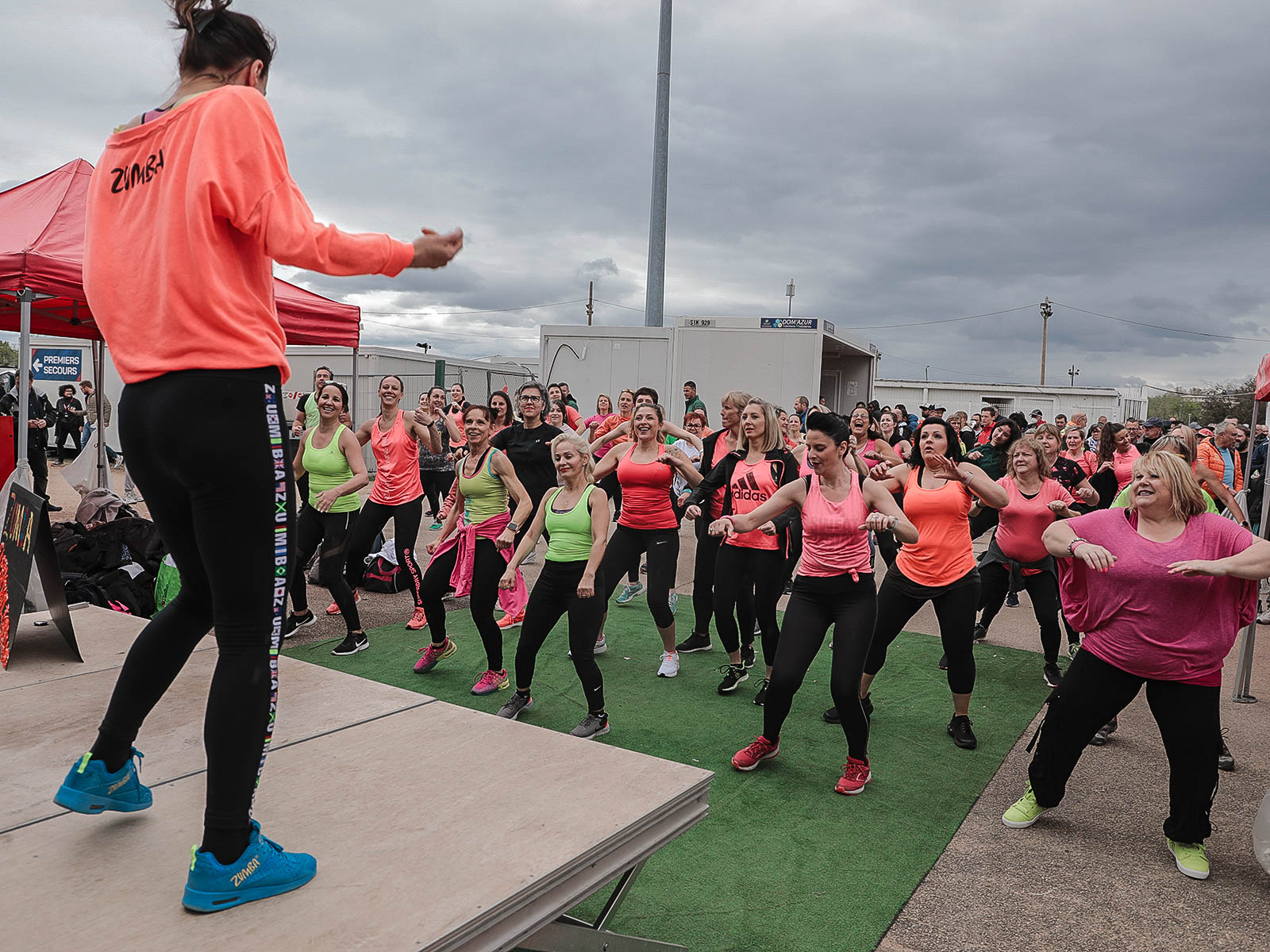 Clermont – Angers : Les animations en photos