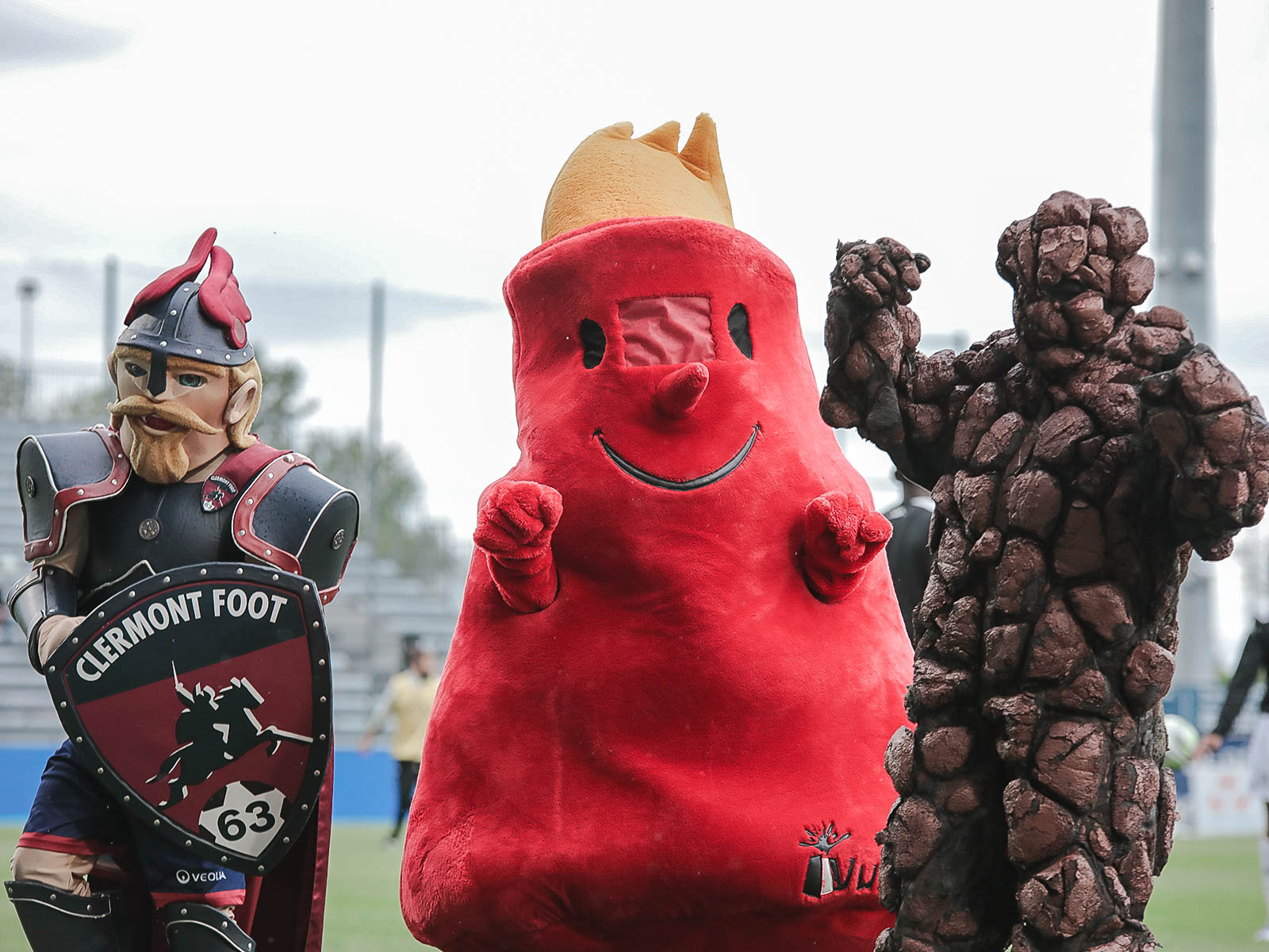 Clermont – Angers : Les animations en photos