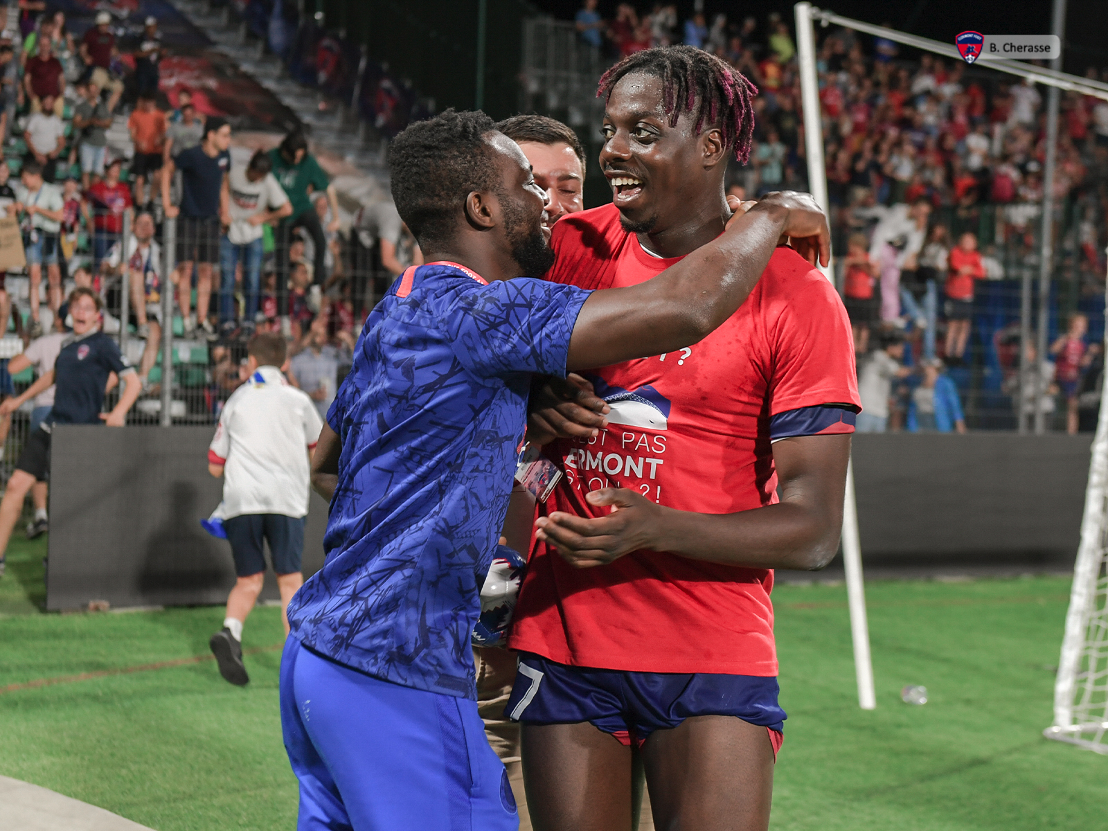 Clermont – Lyon : la célébration du maintien en images