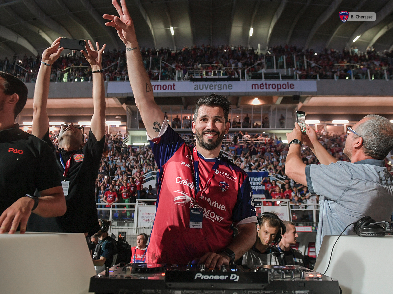 Clermont – Lyon : la célébration du maintien en images