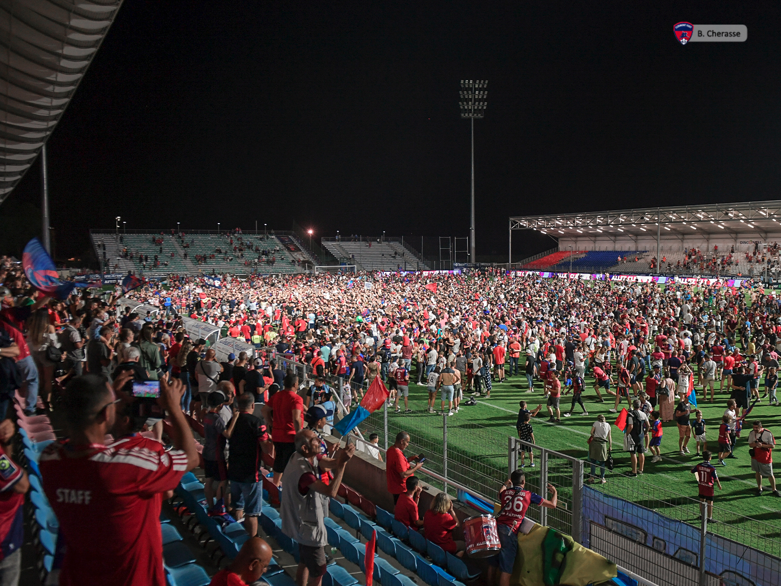 Clermont – Lyon : la célébration du maintien en images