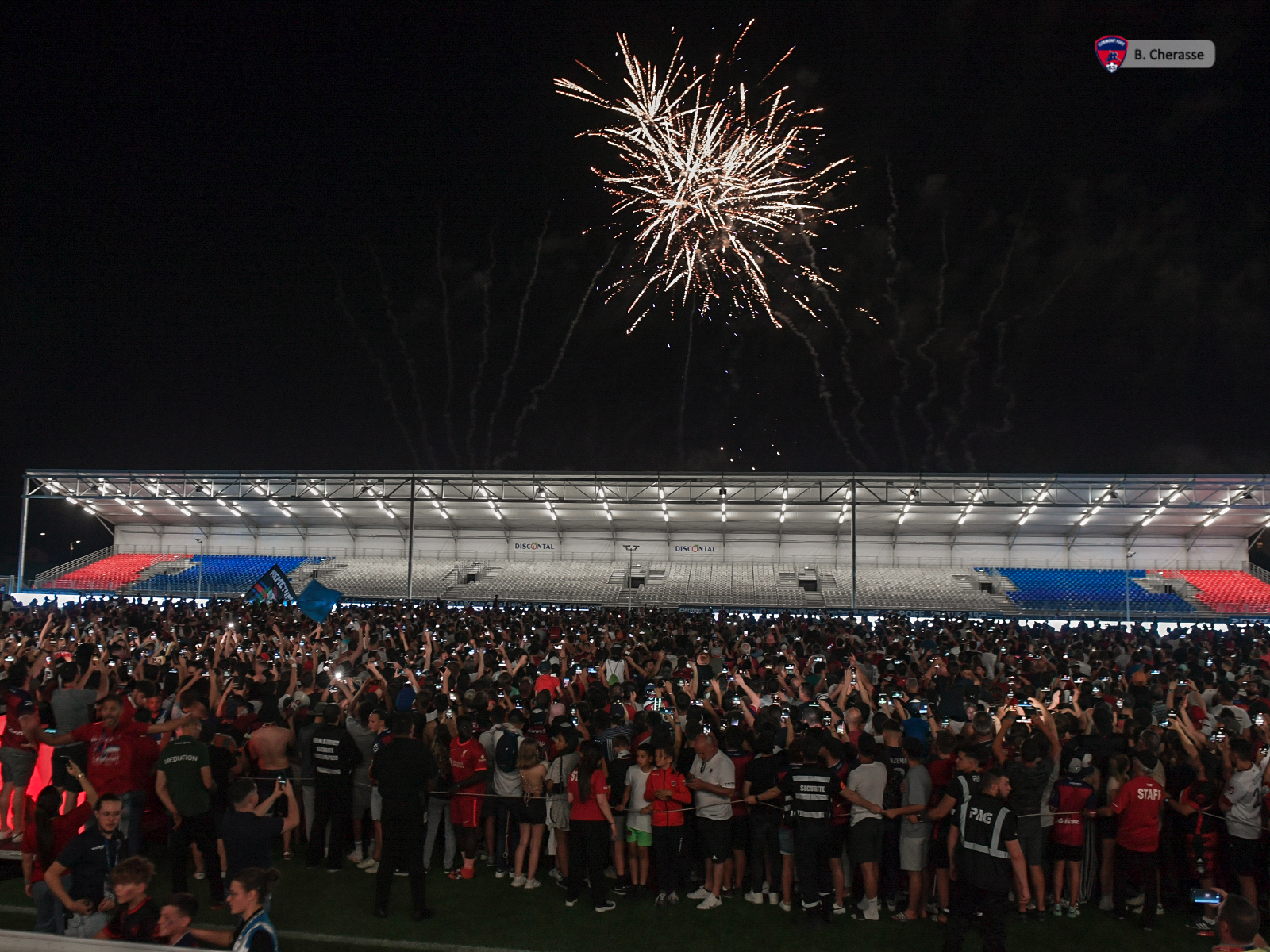 Clermont – Lyon : la célébration du maintien en images