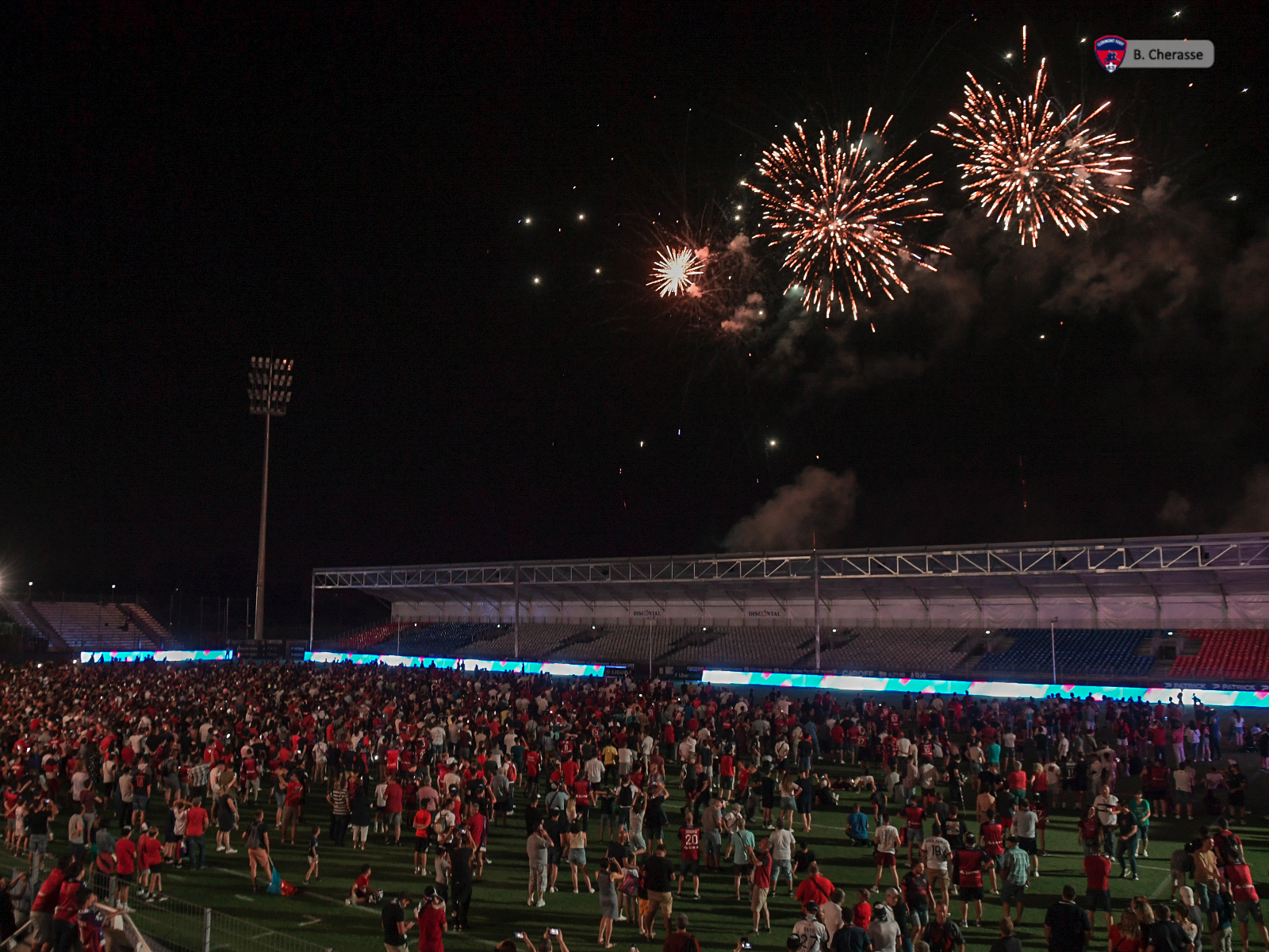 Clermont – Lyon : la célébration du maintien en images