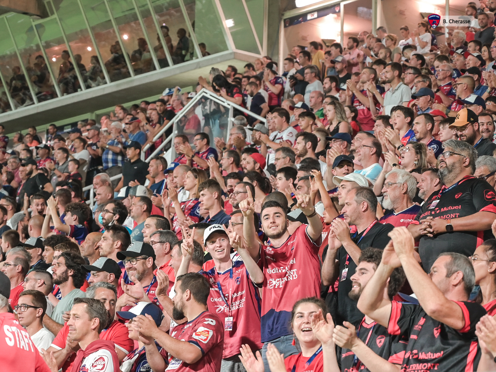 Clermont – Lyon : la célébration du maintien en images