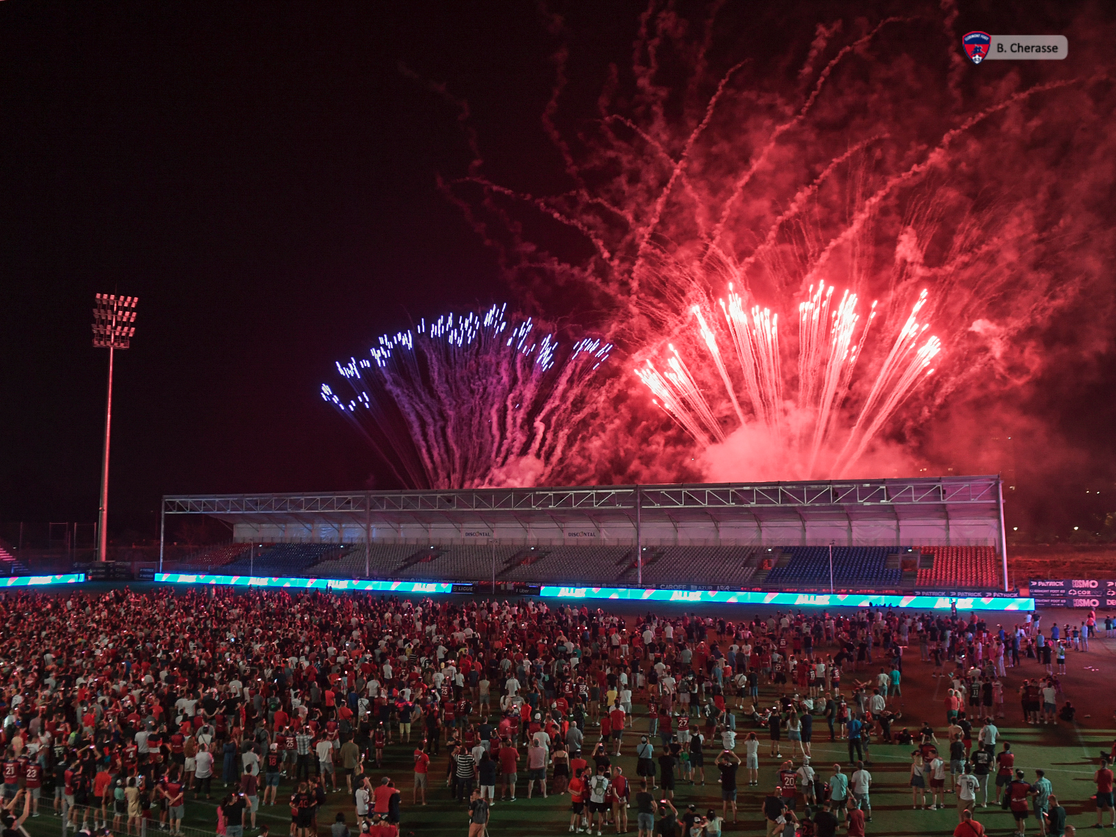 Clermont – Lyon : la célébration du maintien en images