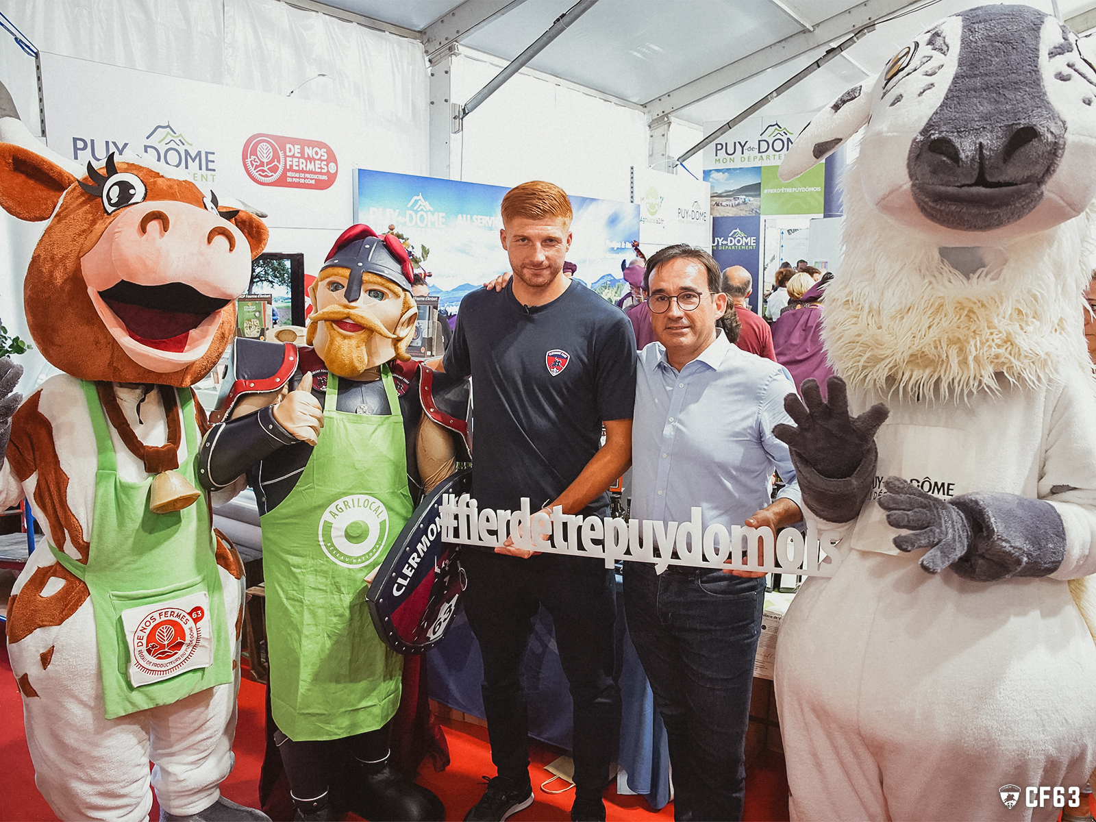 Torix, Allevinah et Caufriez en visite au Sommet de l&rsquo;Élevage