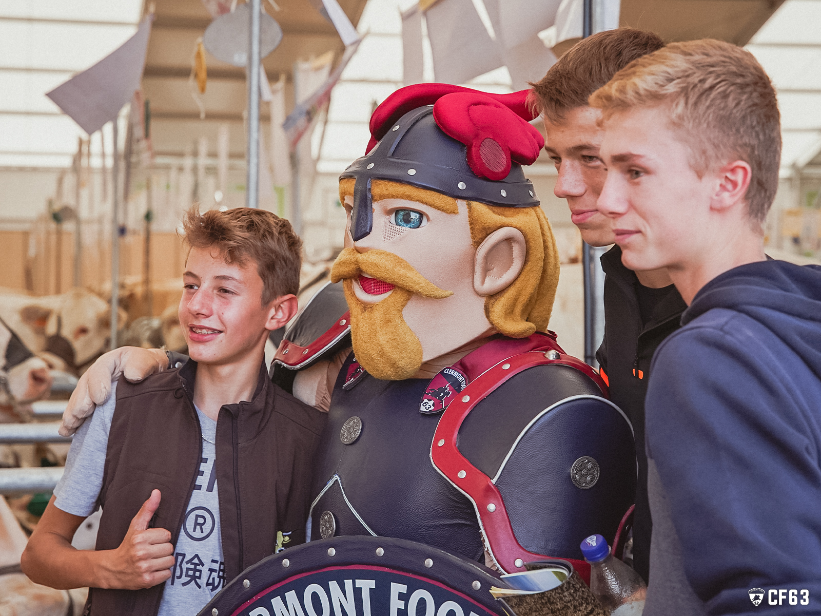 Torix, Allevinah et Caufriez en visite au Sommet de l&rsquo;Élevage