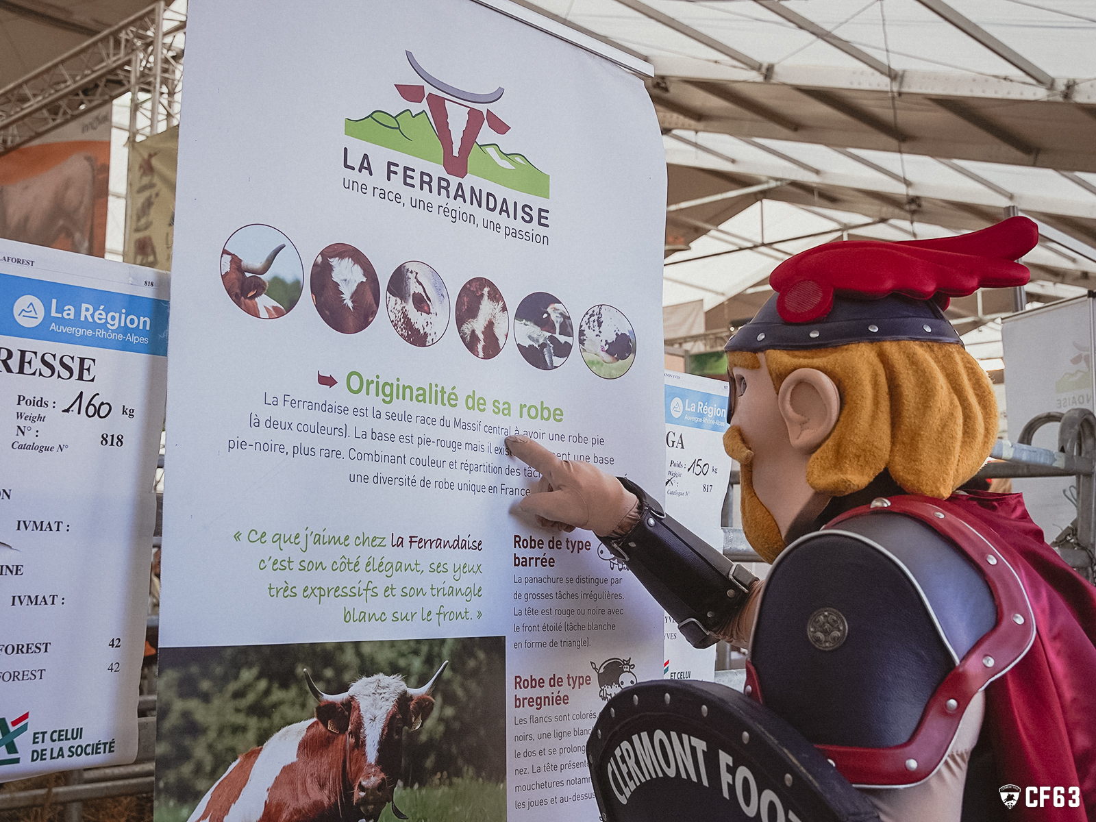 Torix, Allevinah et Caufriez en visite au Sommet de l&rsquo;Élevage